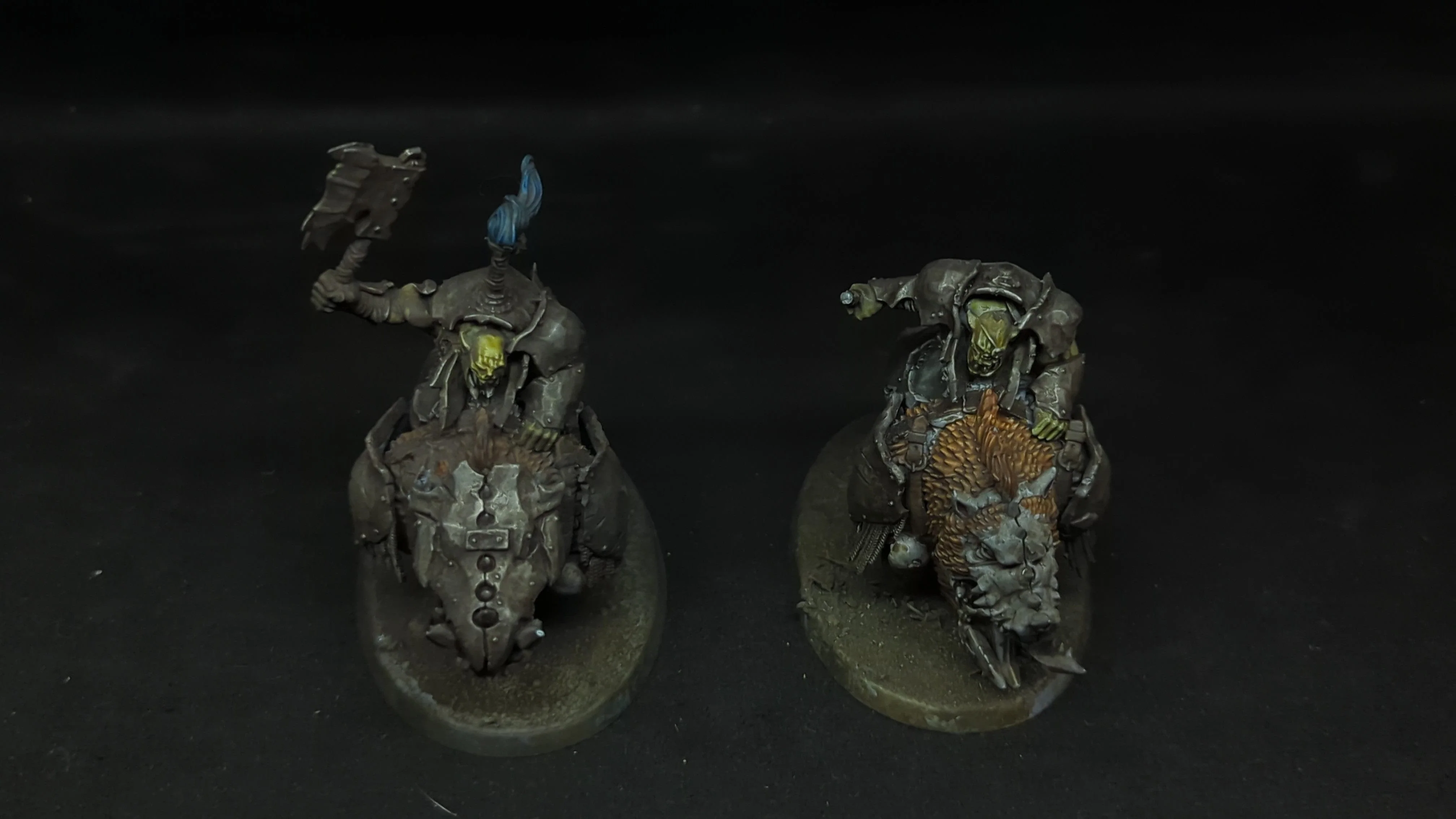Age of Sigmar Orruk Warclans Gore-Gruntas x2 Painted