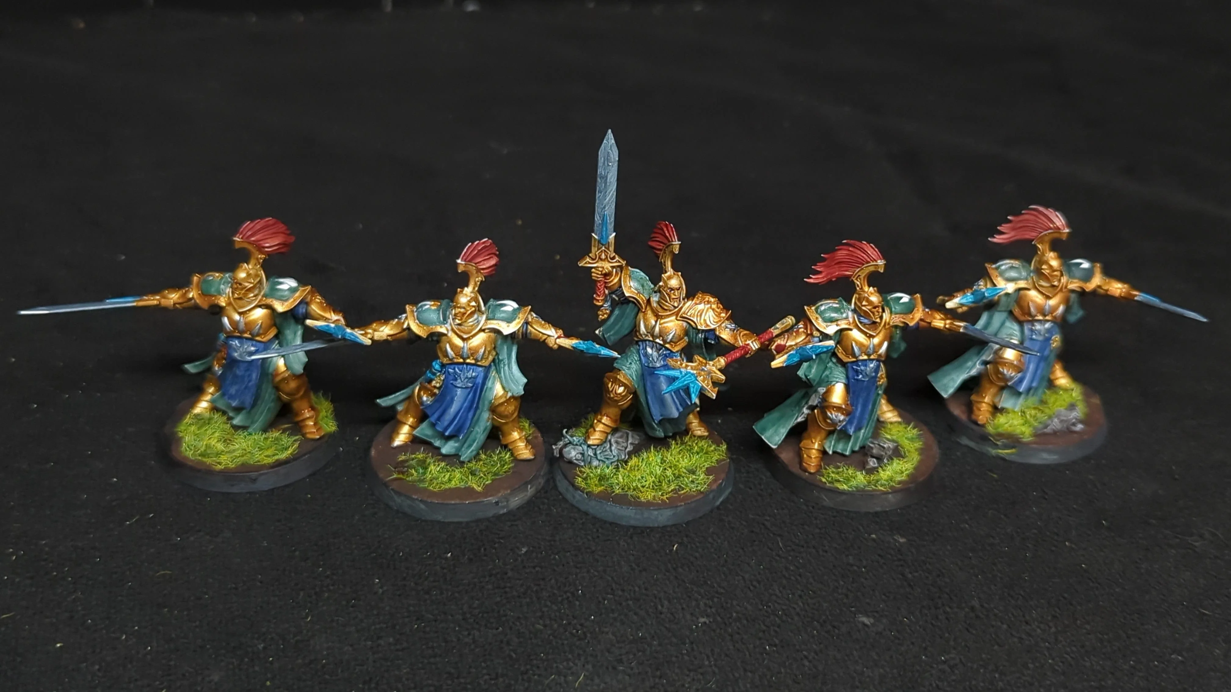 Age of Sigmar Stormcast Eternals Evocators x5 OOP Painted