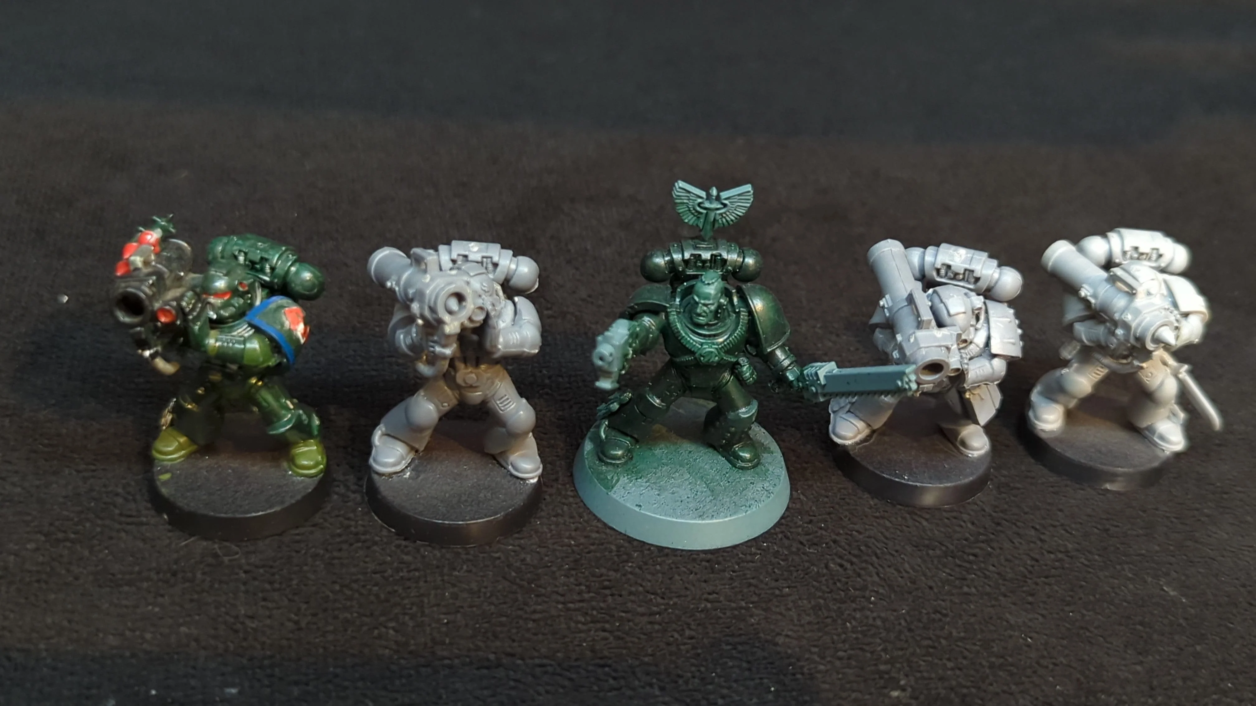 Warhammer 40k Space Marines Devastator Squad x5