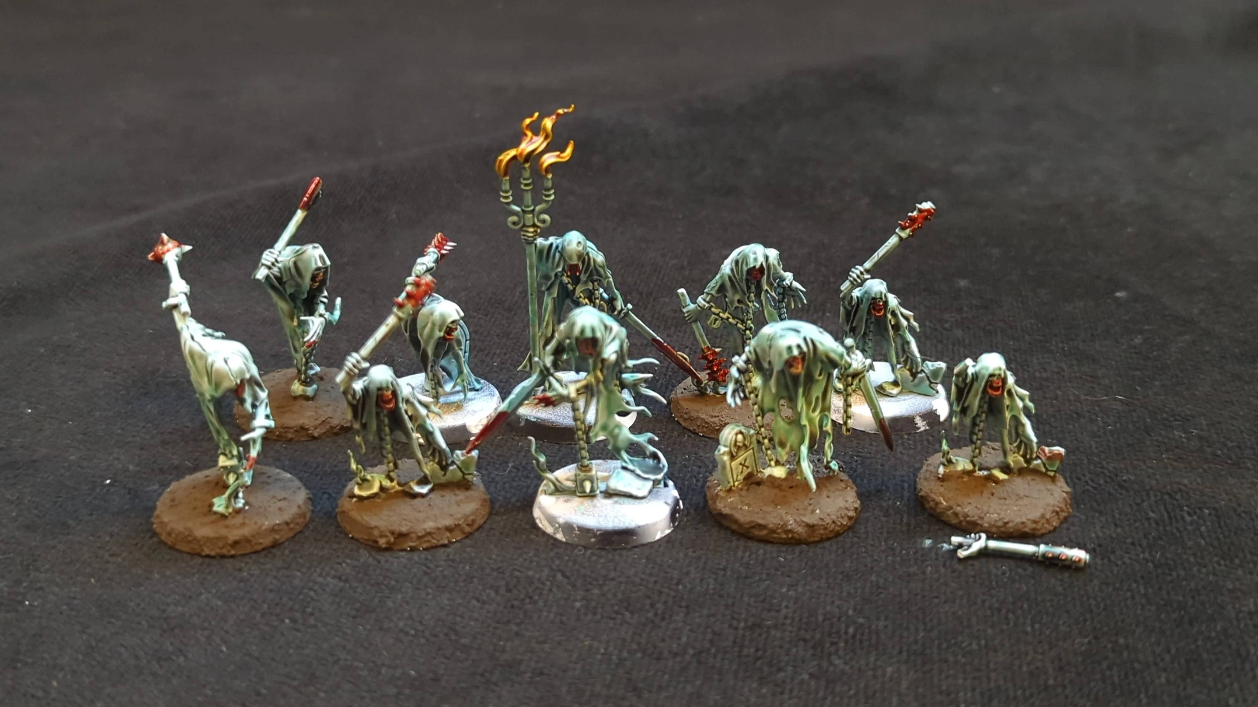 Age of Sigmar Nighthaunt Easy to Build Chainrasp Hordes x10 Painted