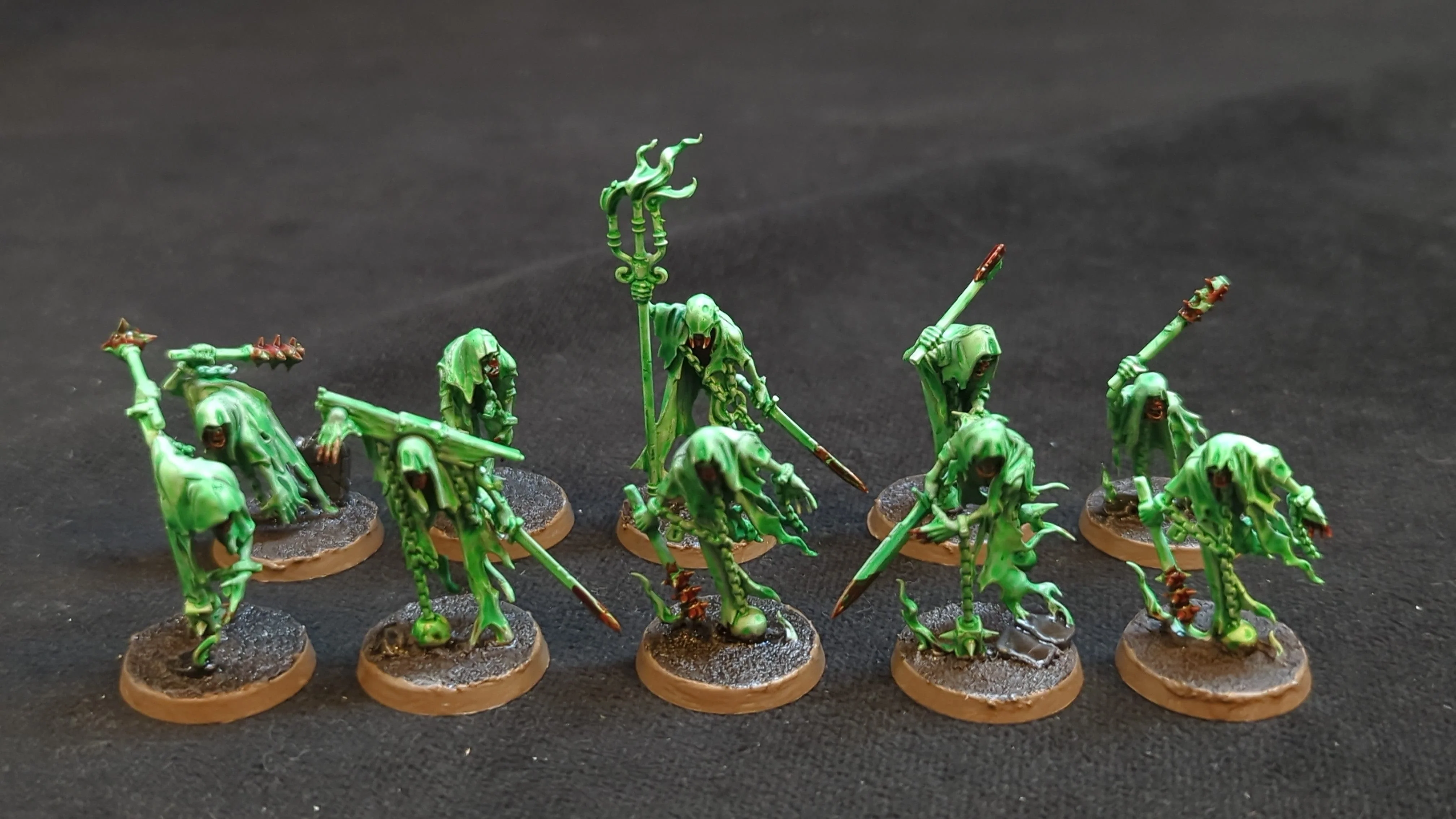 Age of Sigmar Nighthaunt Easy to Build Chainrasp Hordes x10 Painted
