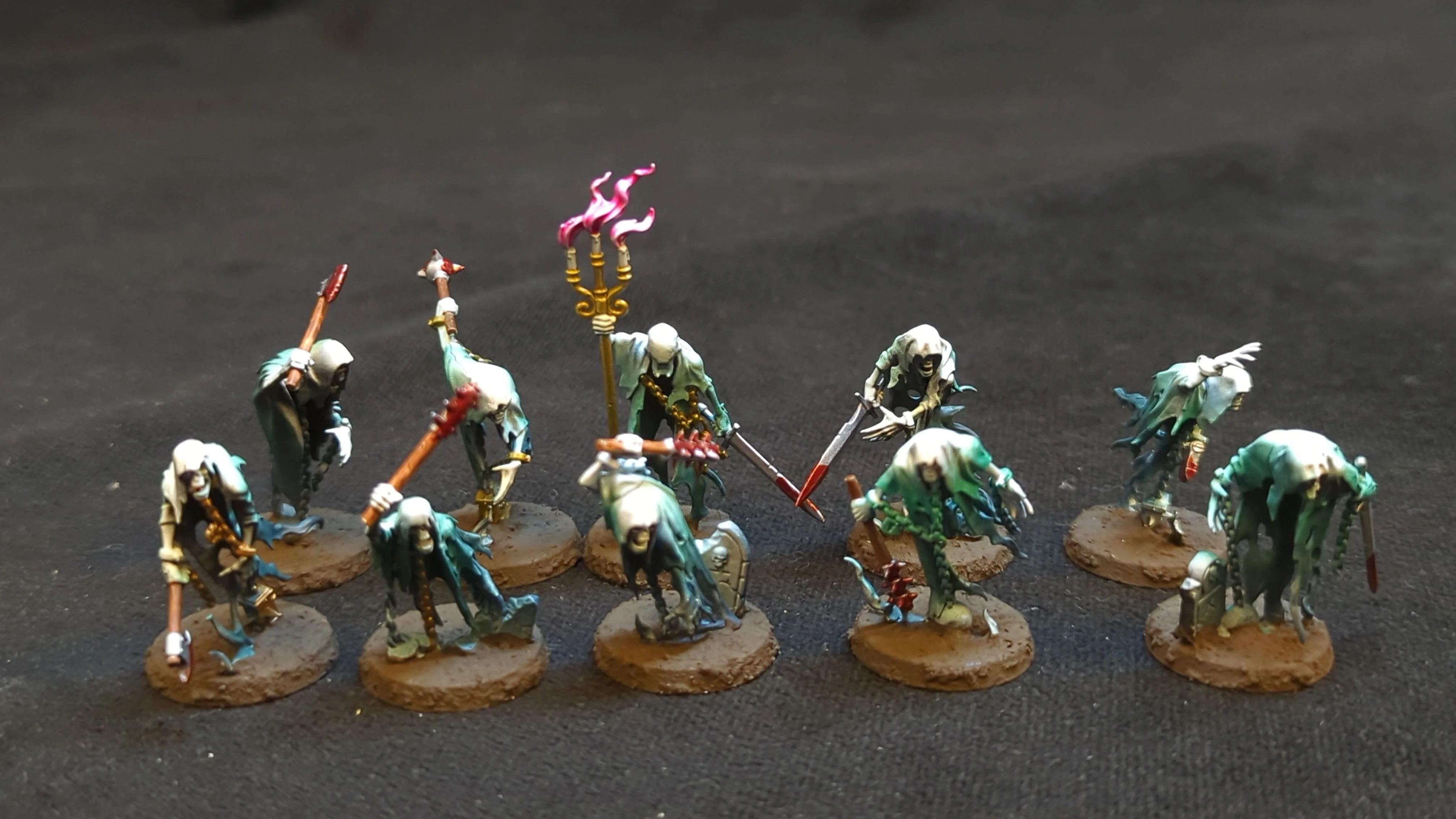 Age of Sigmar Nighthaunt Easy to Build Chainrasp Hordes x10 Painted