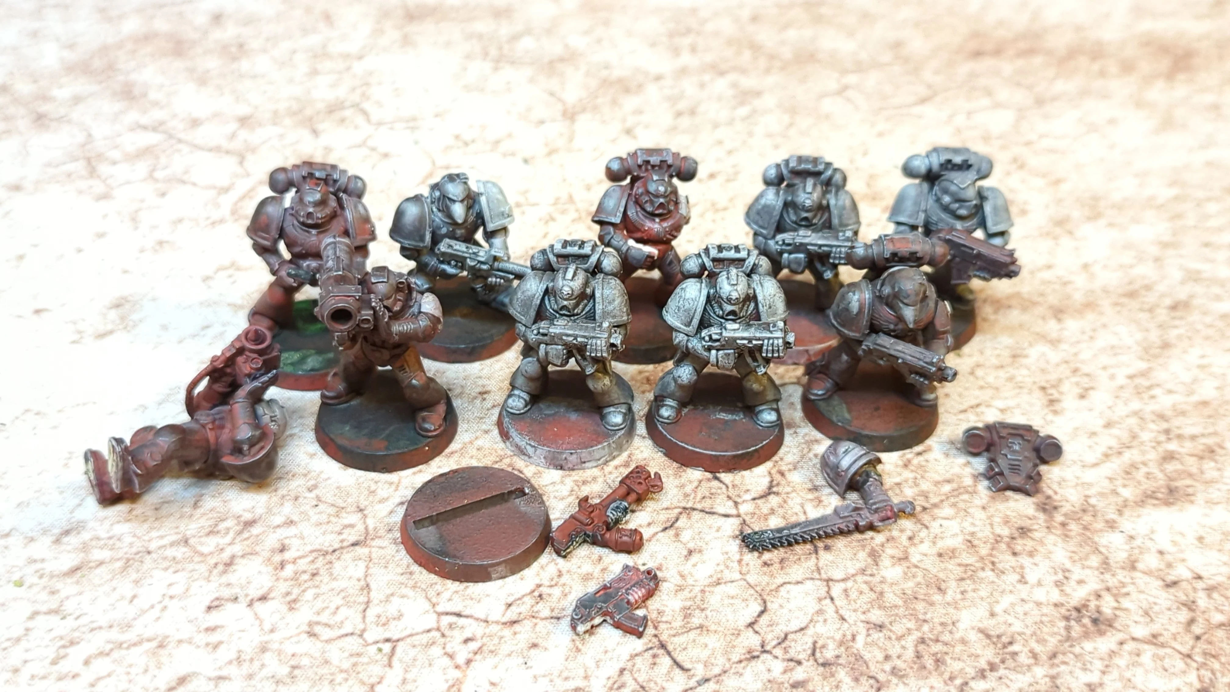 Warhammer 40k Space Marines Tactical Squad x10
