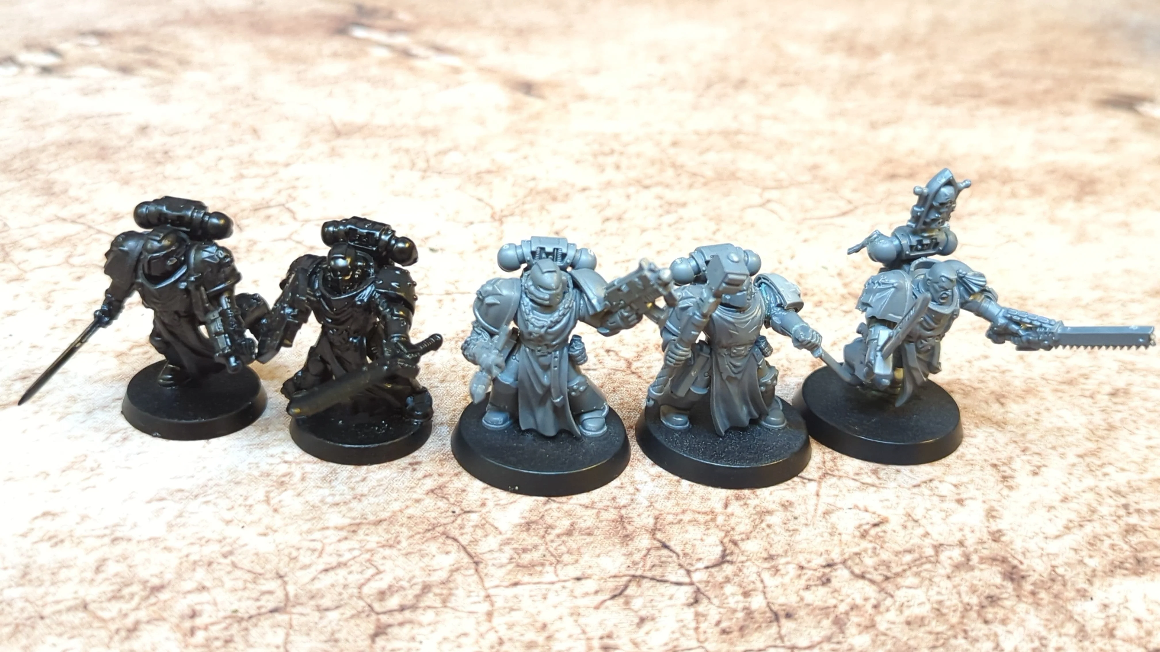 Warhammer 40k Space Marines : Veteran Squad (OOP) x5