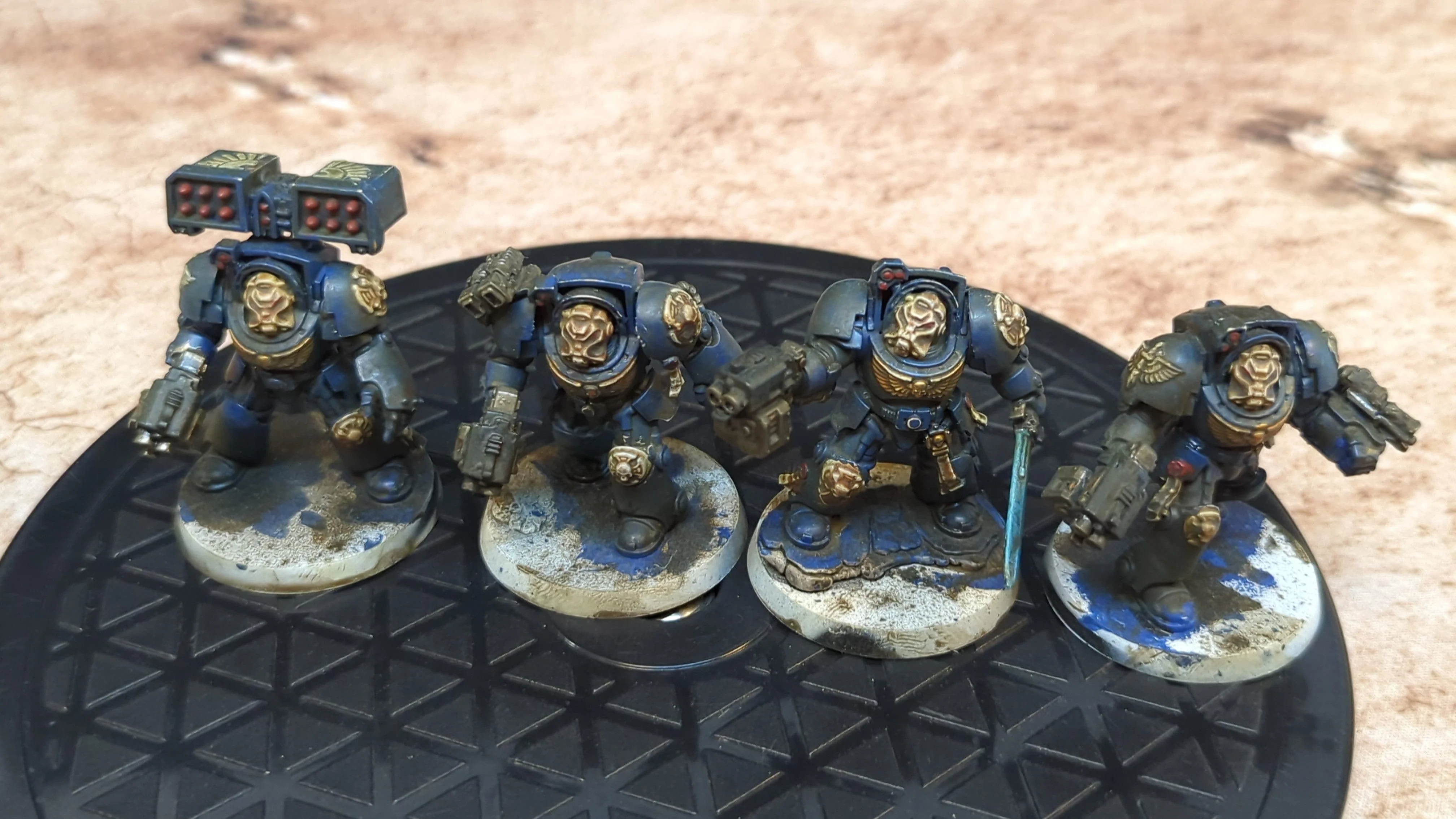 Warhammer 40k Space Marines Terminator Squad x4