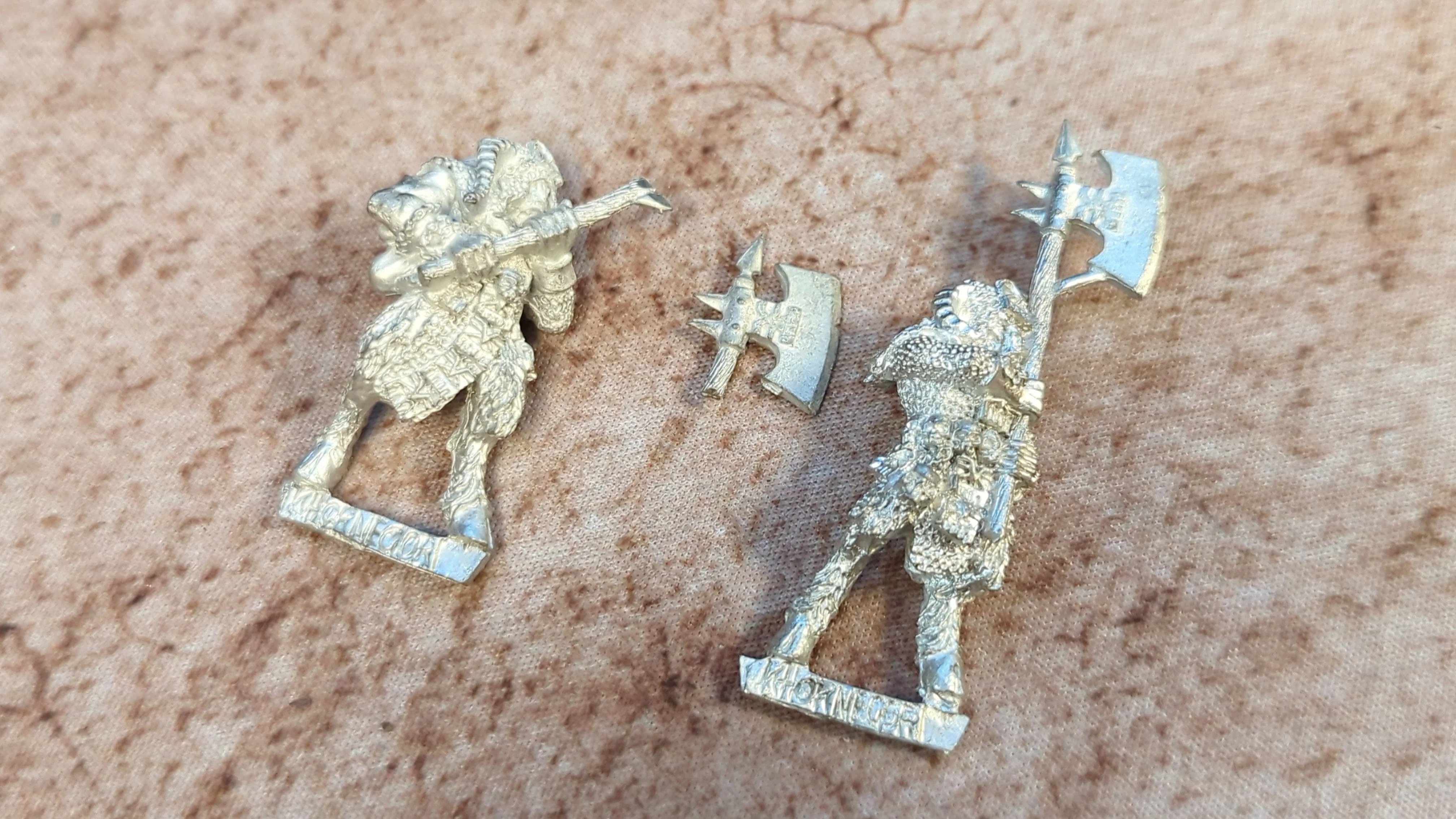 The Old World : Beastmen Khornegors (OOP Metal) x2