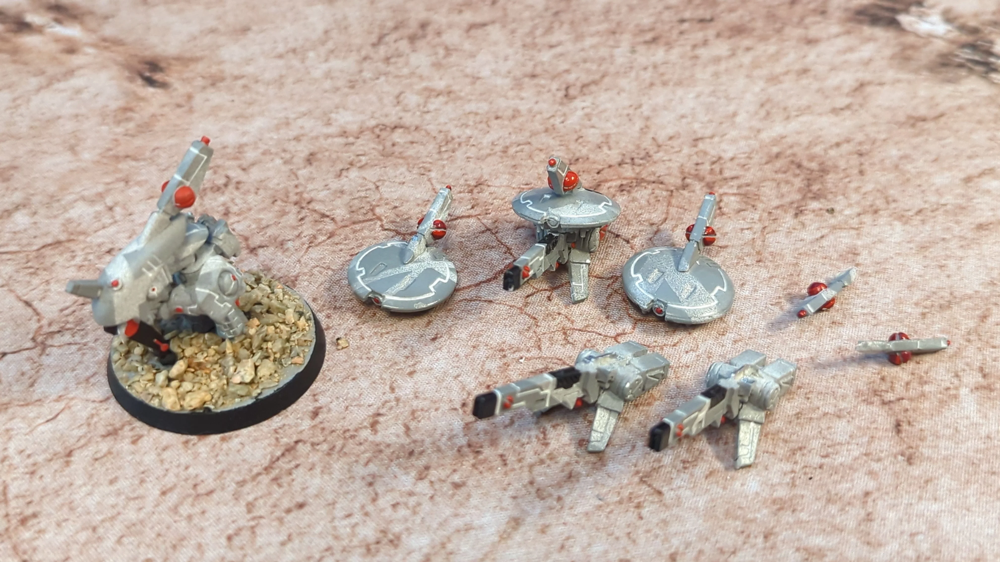 Warhammer 40k Sniper drone team x4