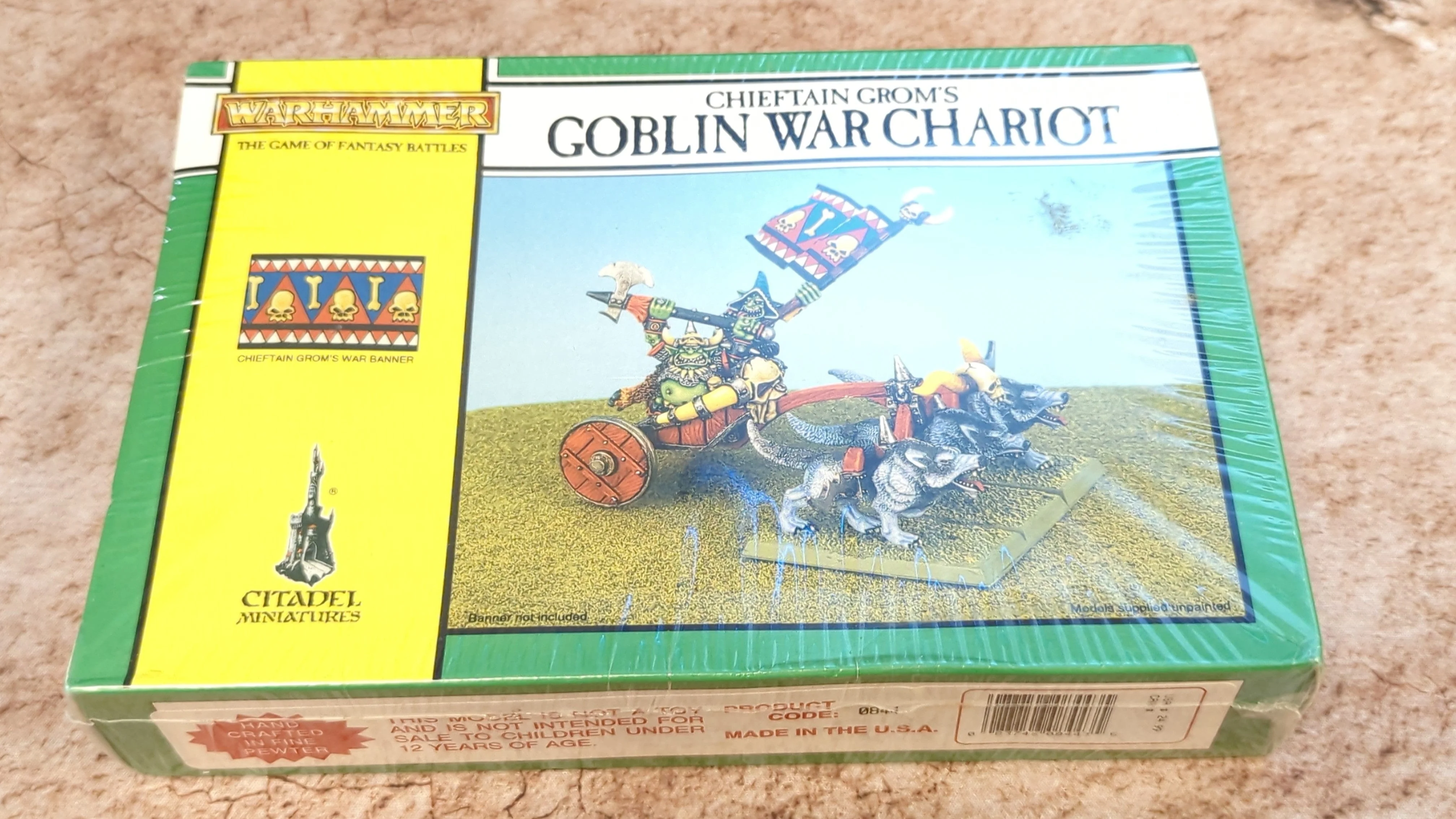 The Old World Chieftain Grom Goblin War Chariot x1