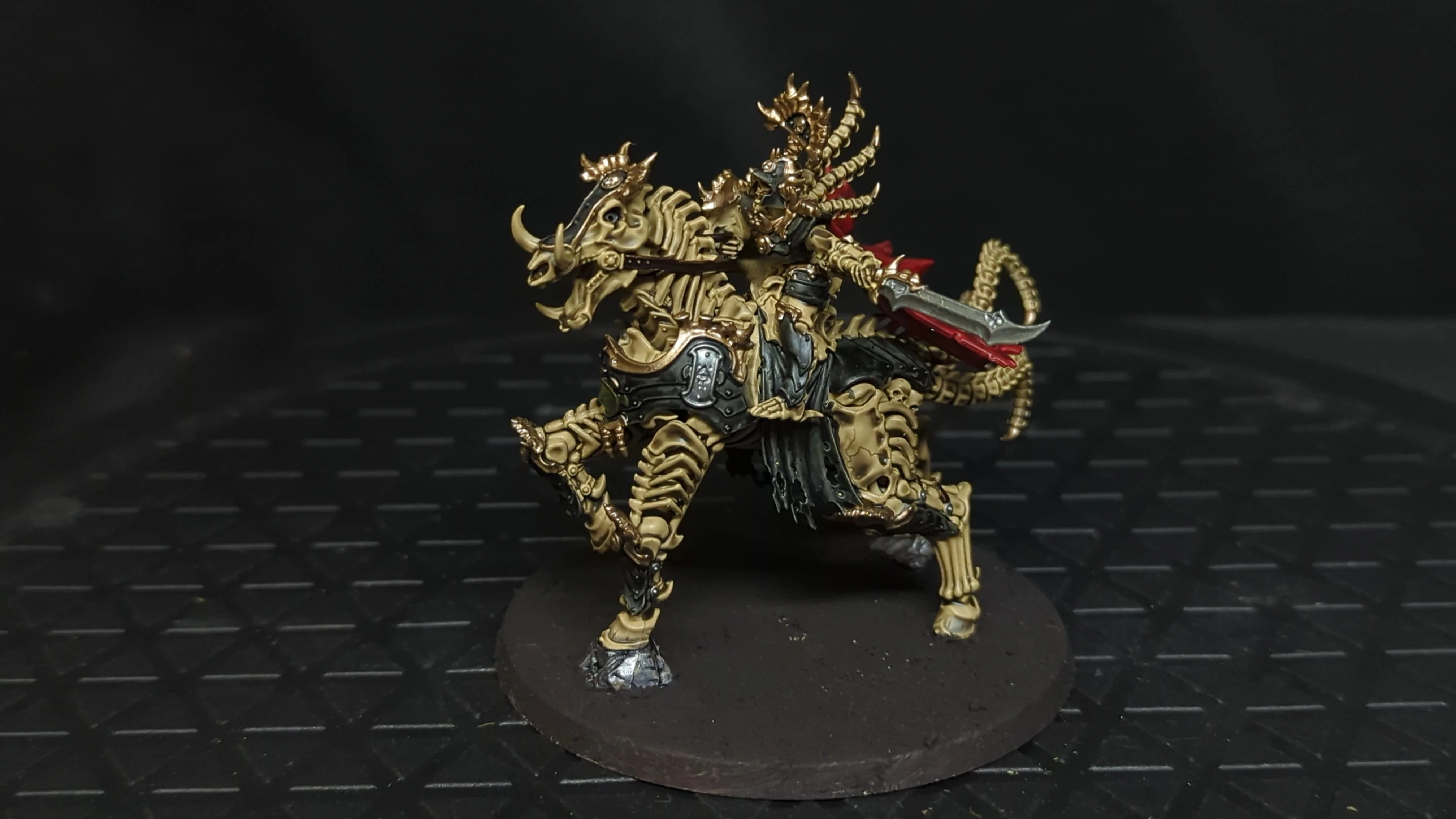 Age of Sigmar Ossiarch Bonereapers Liege-Kavalos x1 Painted