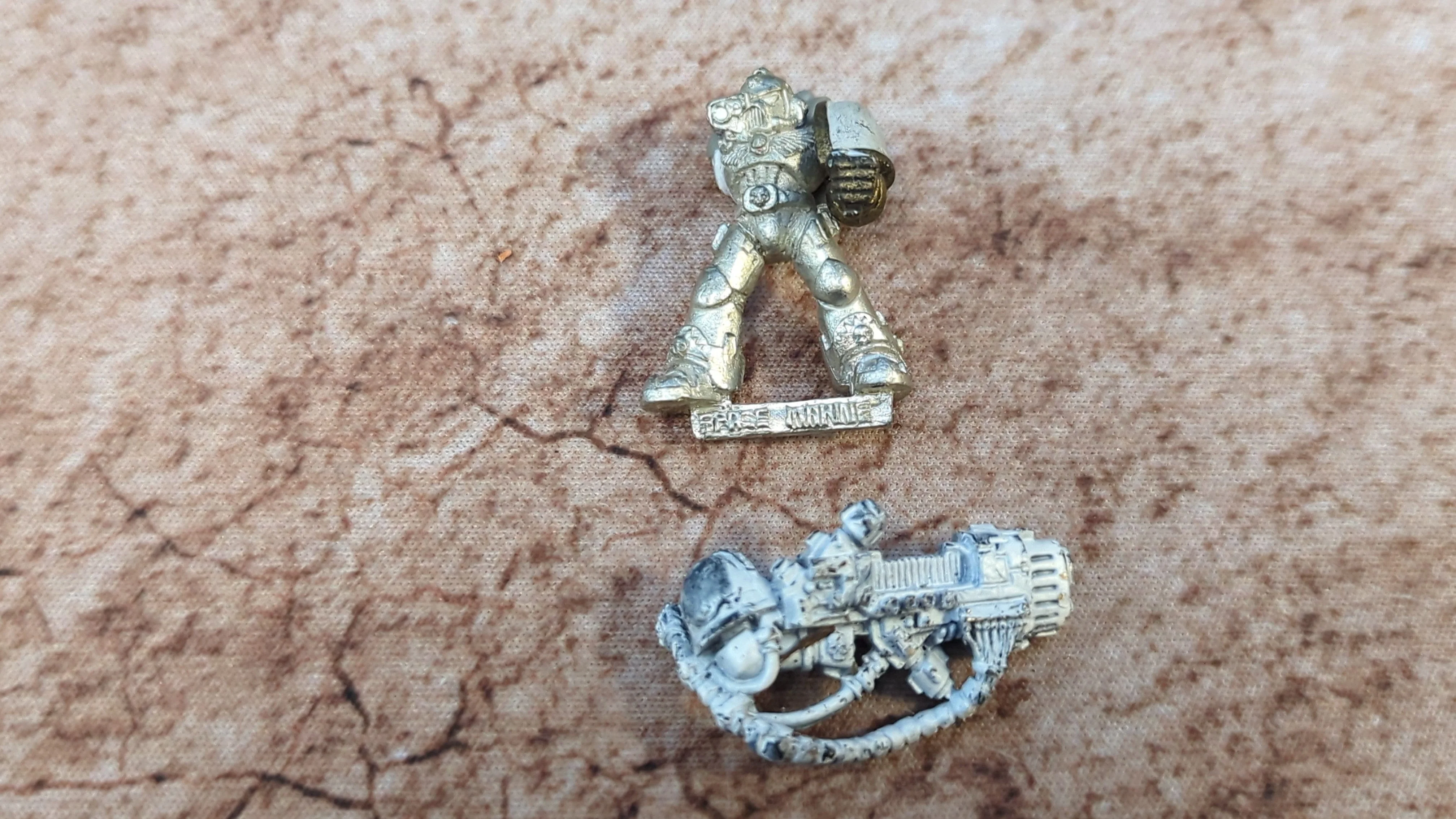 Warhammer 40k Space Marine with Plasma Cannon (OOP Metal) x1