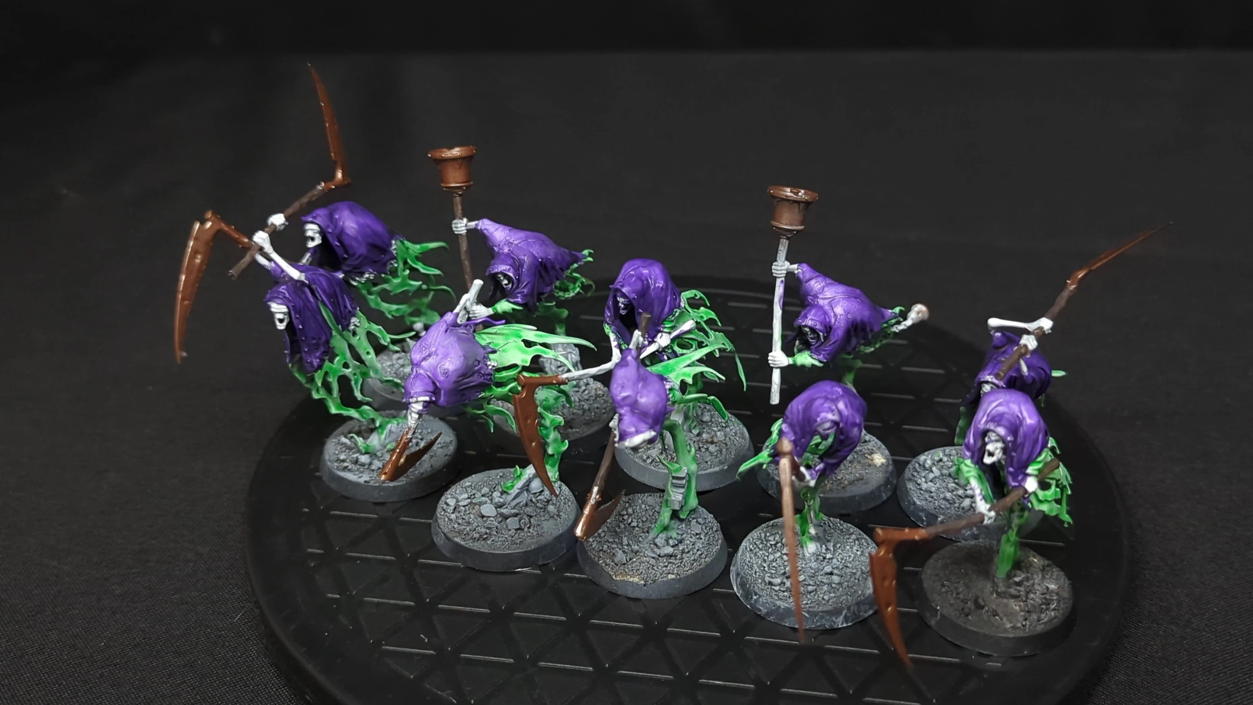 Age of Sigmar Nighthaunt Grimghast Reapers x10 Painted