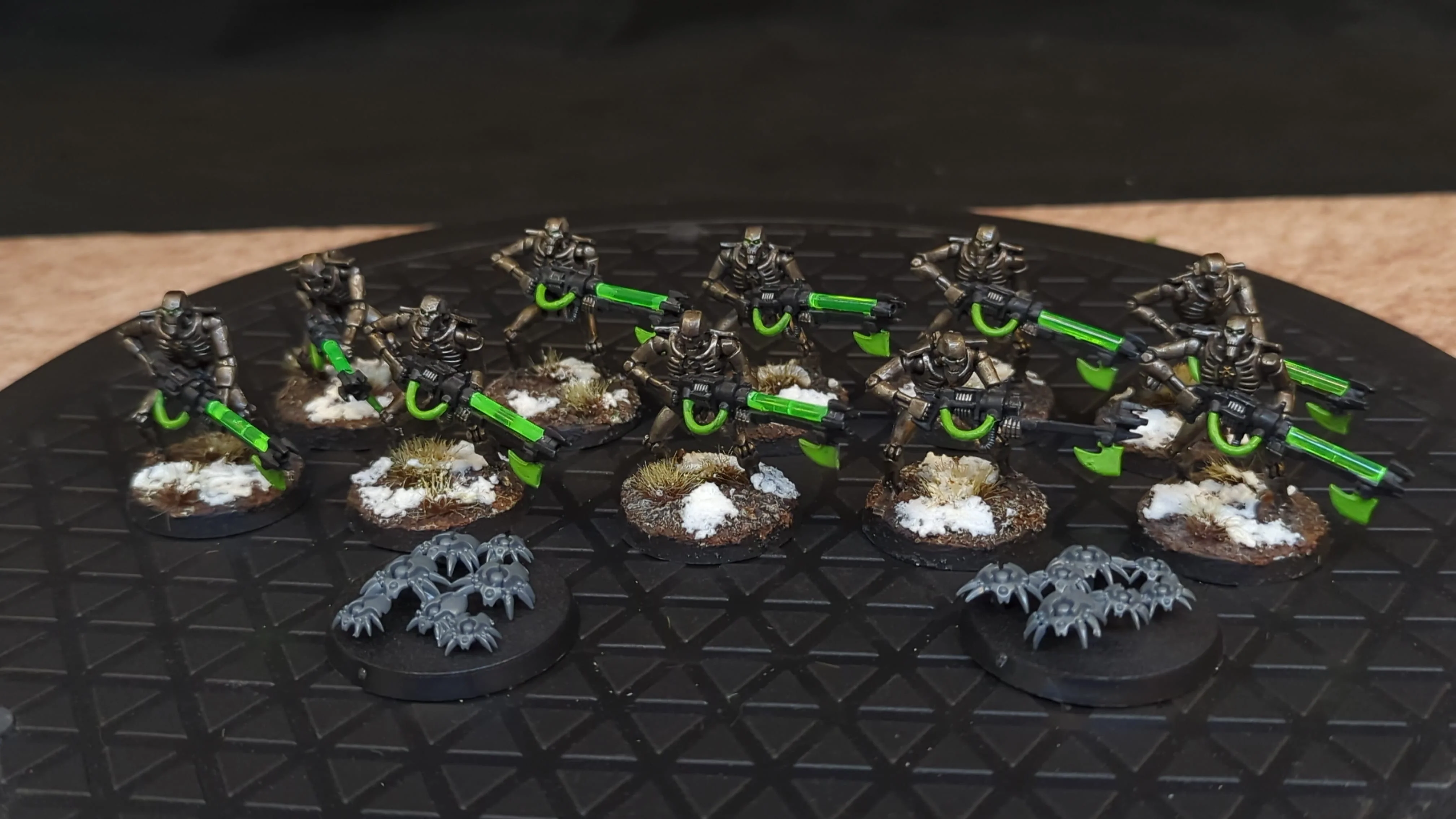 Warhammer 40k Necrons Warriors x10 Painted
