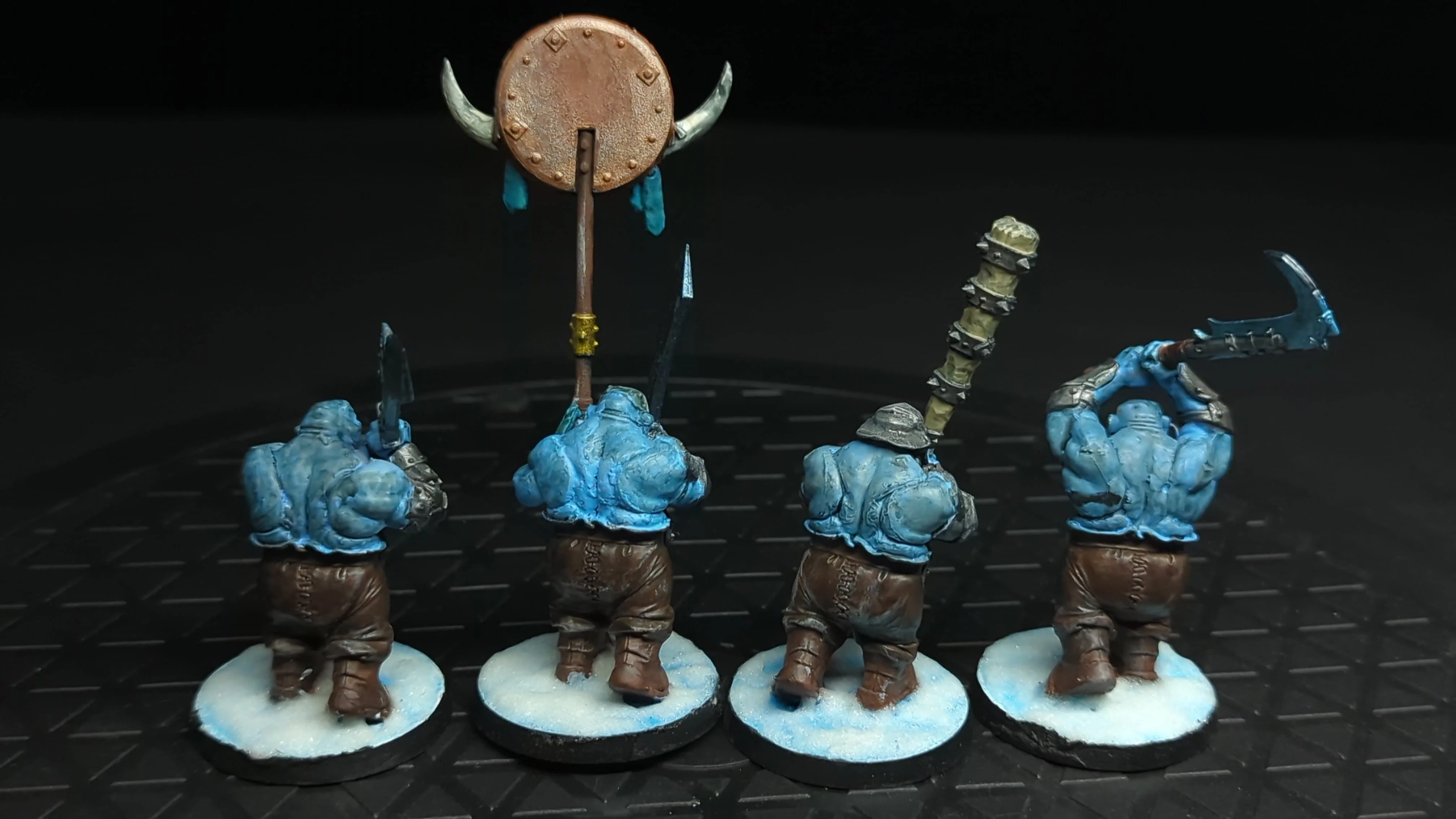 Age of Sigmar Ogor Mawtribes Ironguts x4 Painted - Image 2