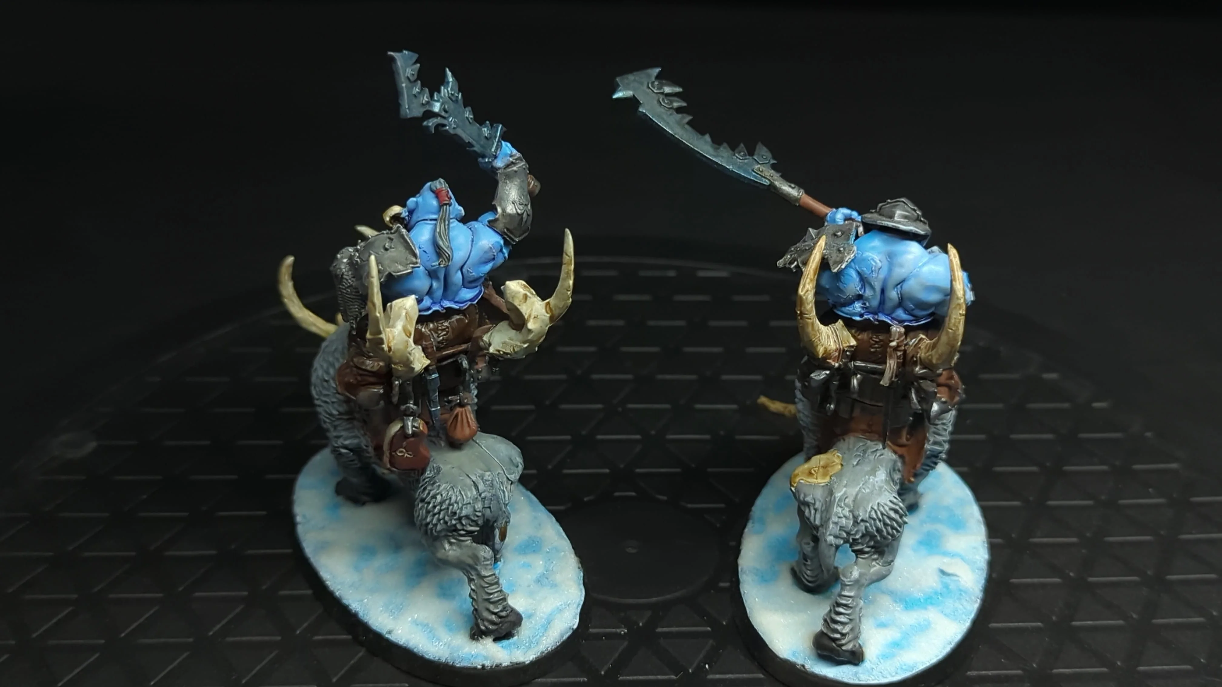 Age of Sigmar Ogor Mawtribes Mournfang Pack x2 Painted - Image 2