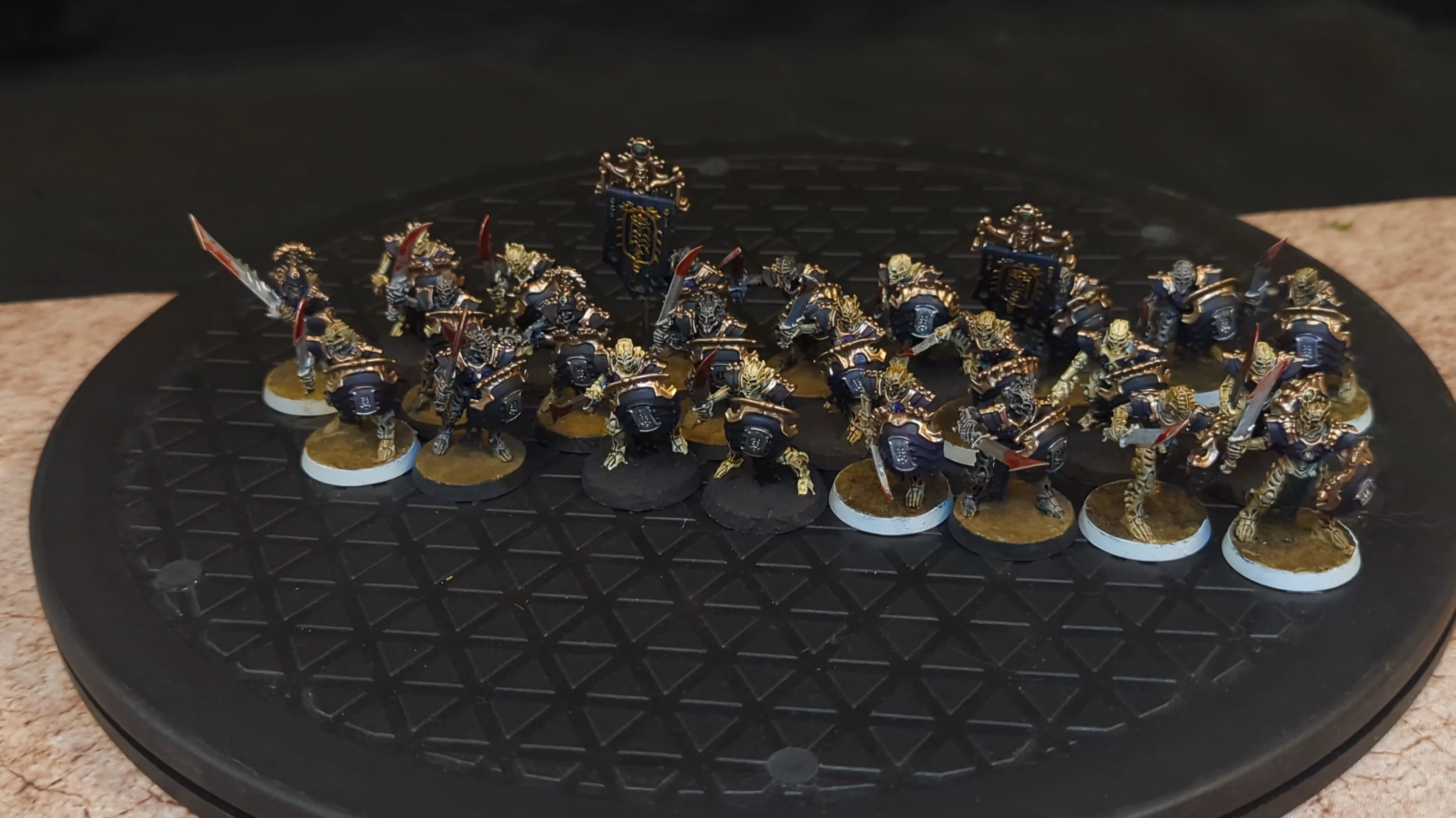 Age of Sigmar Ossiarch Bonereapers Mortek Guard x24 Painted