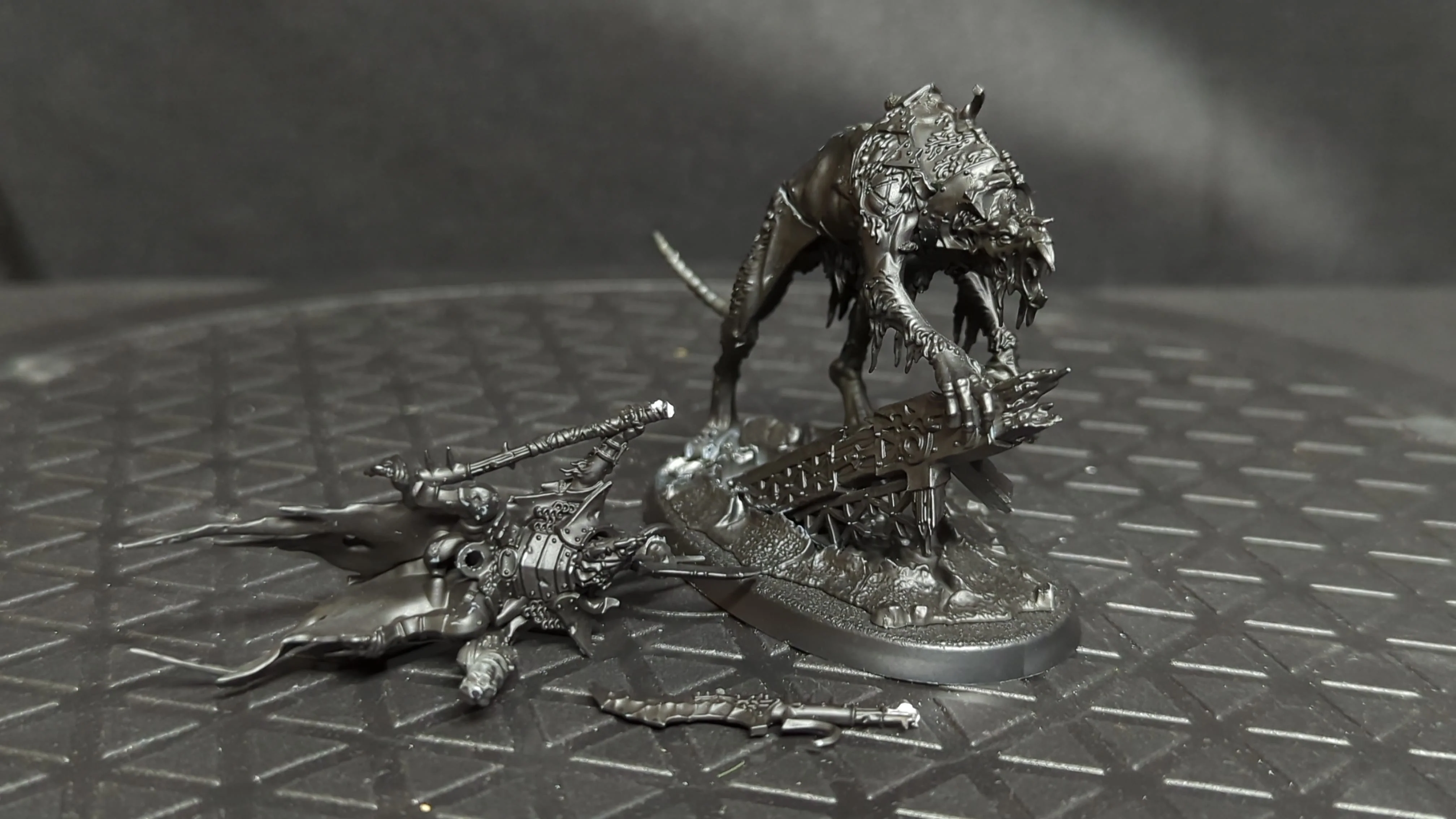 Age of Sigmar Skaven Clawlord on Gnaw-Beast x1