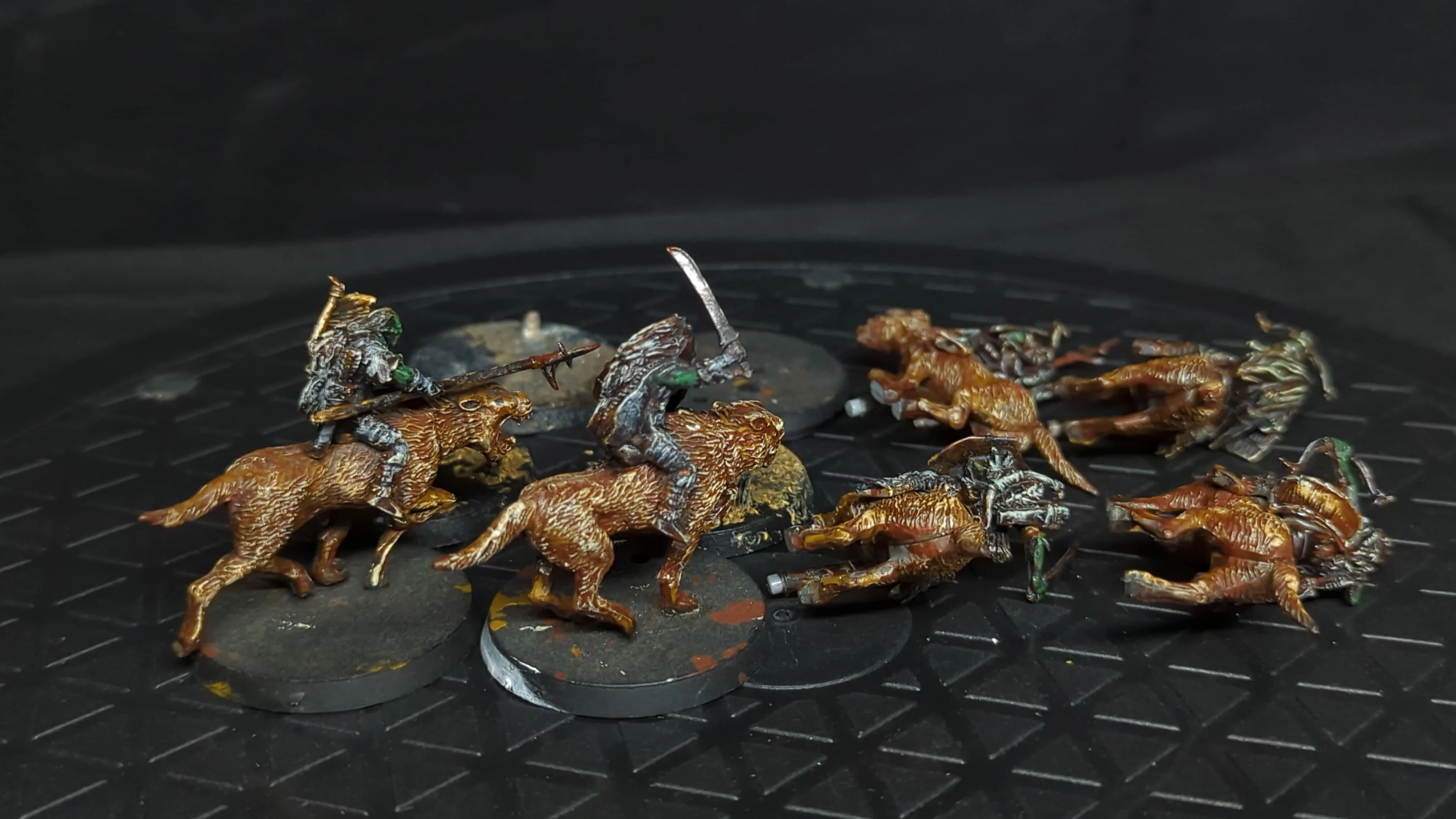Lord of the Rings Middle-Earth Middle-earth Warg Riders x6 - Image 2