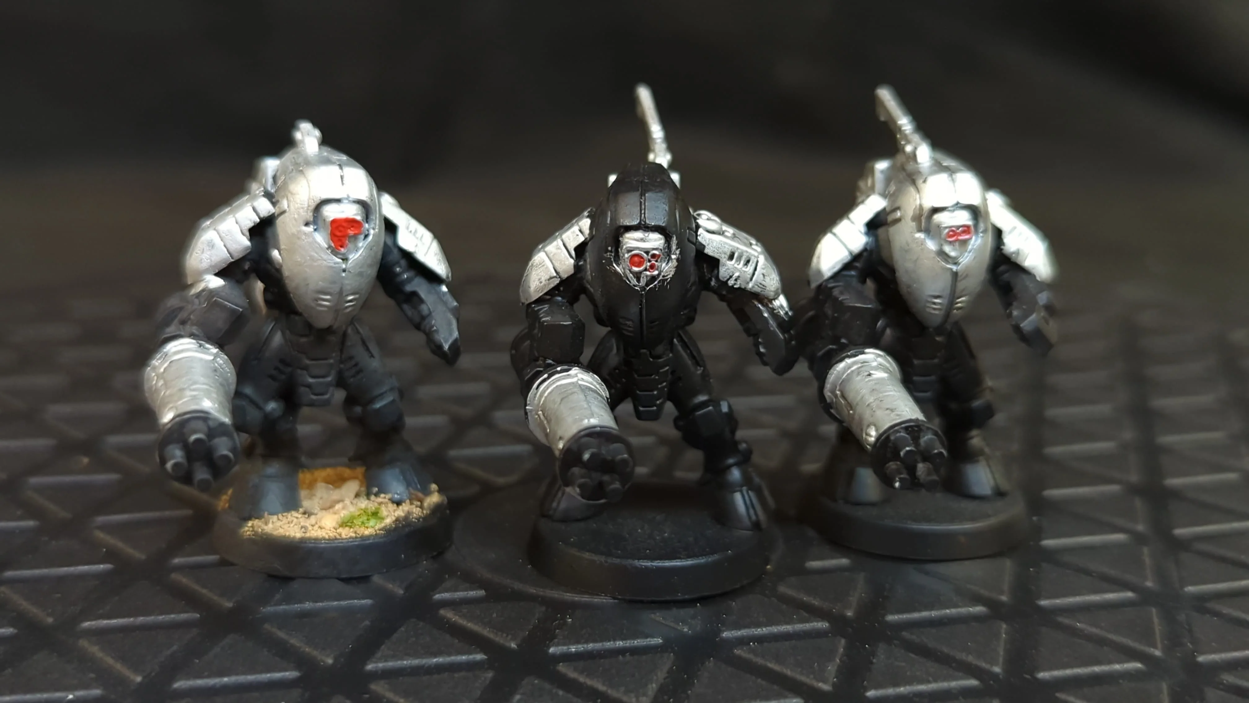 Warhammer 40k T'au Empire XV25 Stealth Battlesuits x3