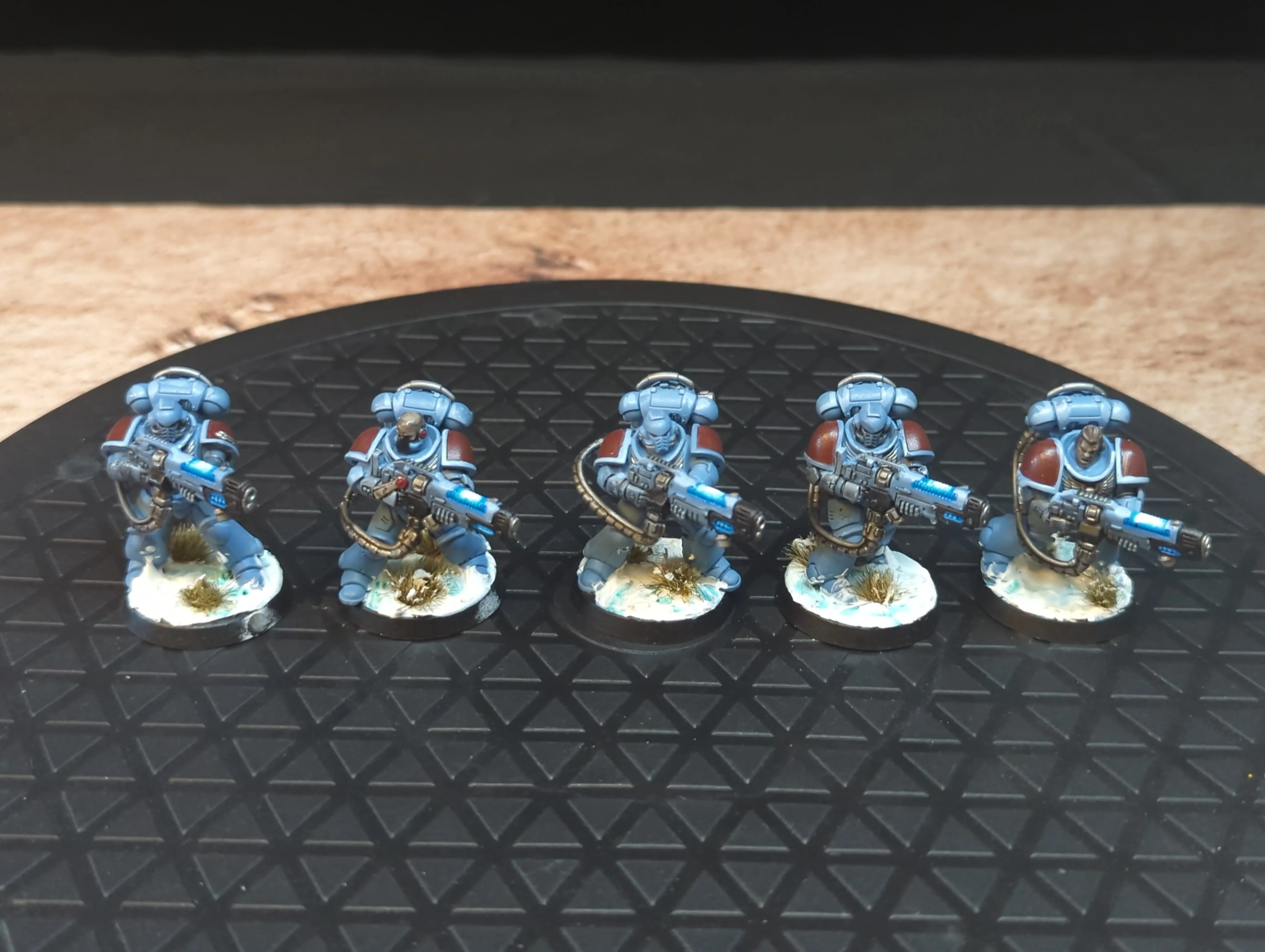 Warhammer 40k Space Marines Primaris Hellblasters x5 Painted
