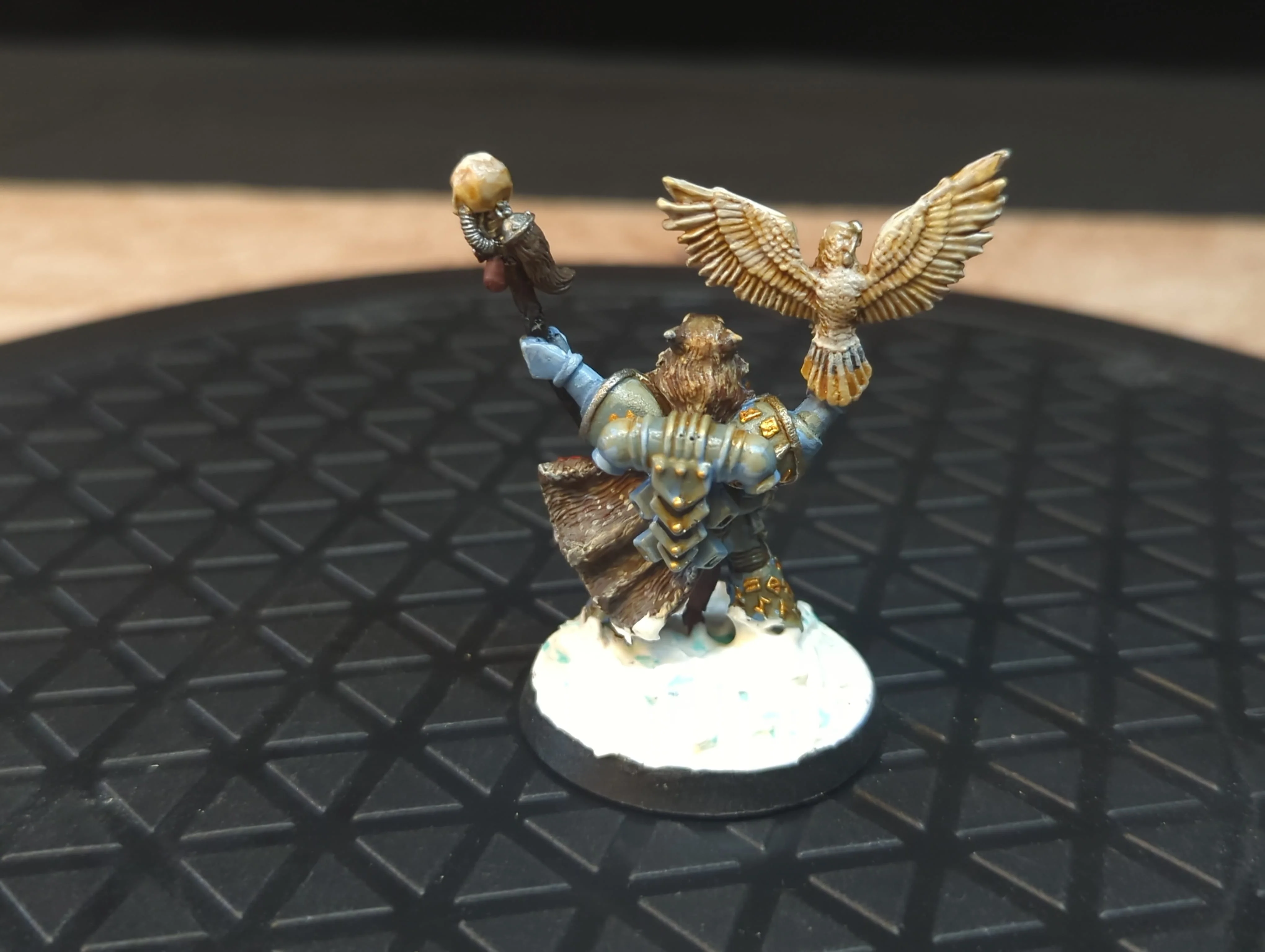 Warhammer 40k Space Wolves Njal Stormcaller (OOP Metal) x1 OOP Painted - Image 2