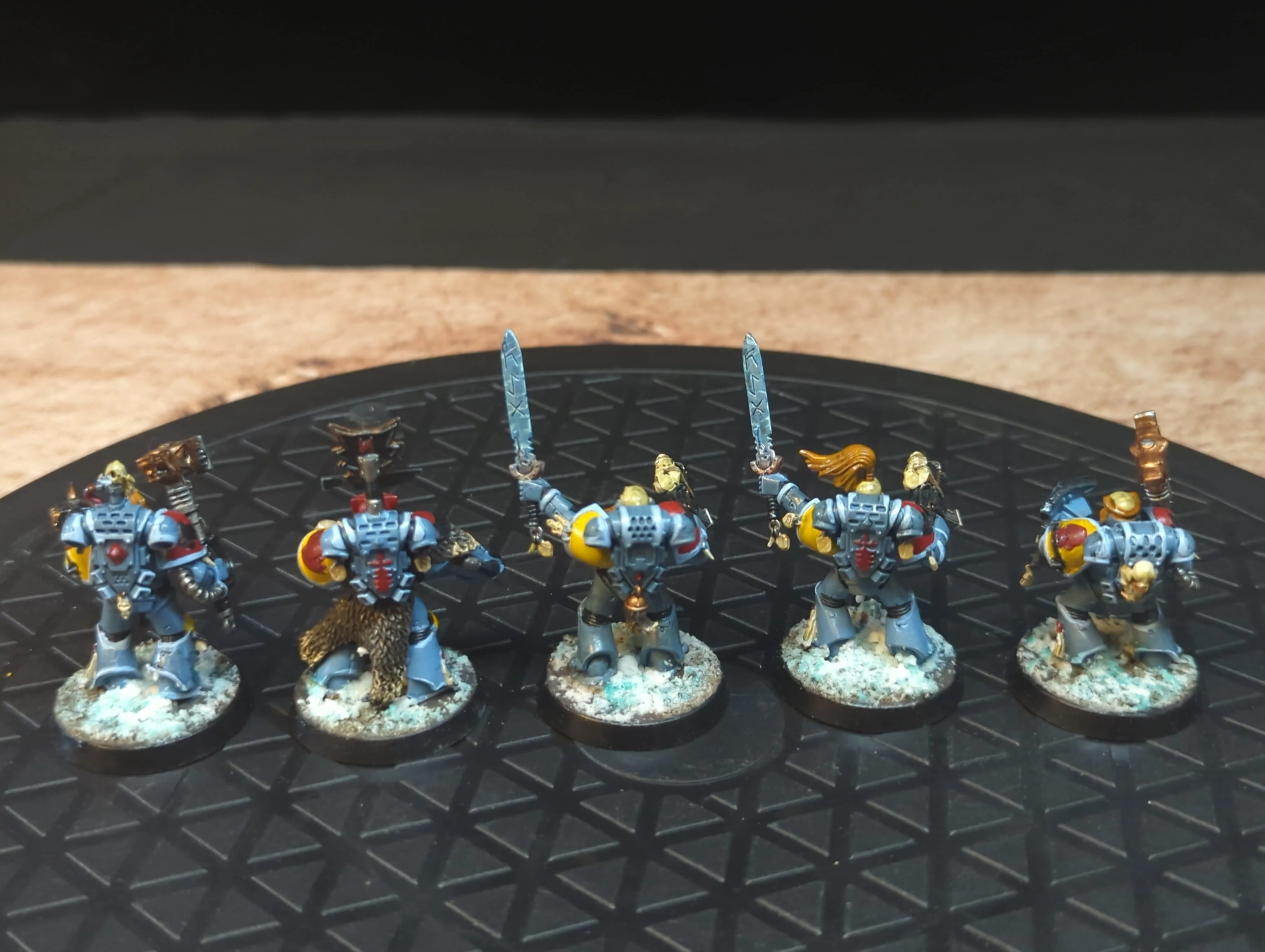 Warhammer 40k Space Marine Assault Squad x5 Painted - Image 2