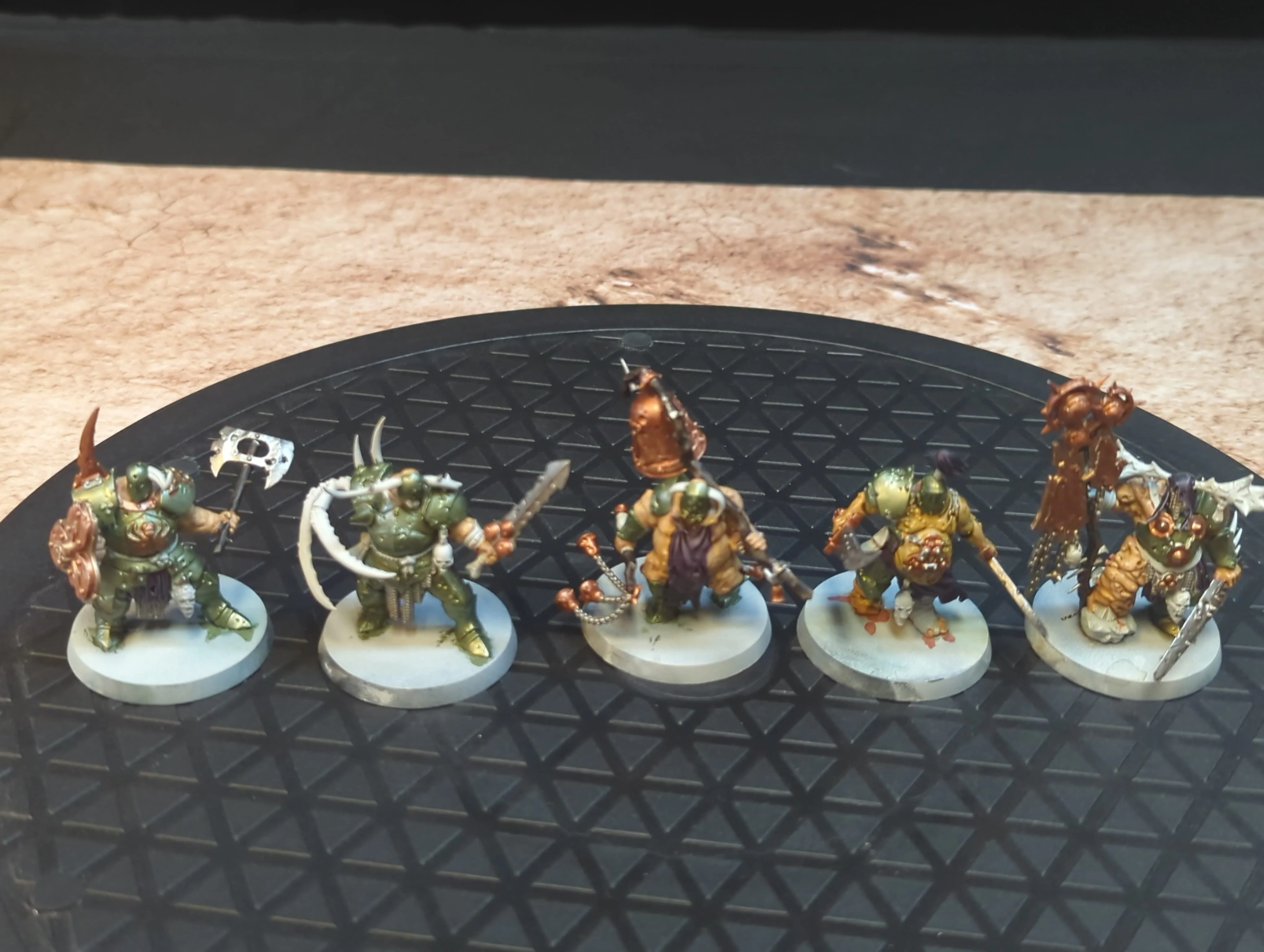 Age of Sigmar Maggotkin of Nurgle Putrid Blightkings x5