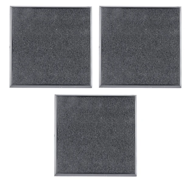 50mm Square Bases x3