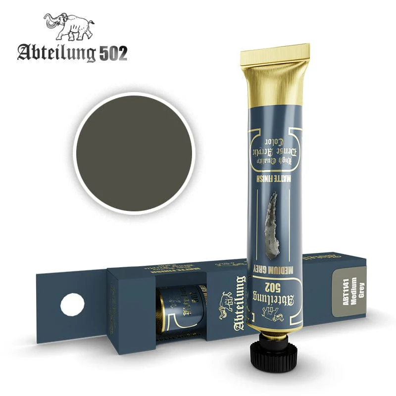 Abteilung 502 High Quality Dense Acrylics -  Medium Grey