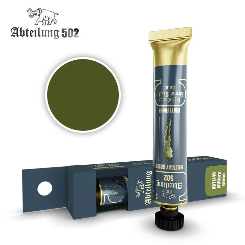 Abteilung 502 High Quality Dense Acrylics -  Military Green