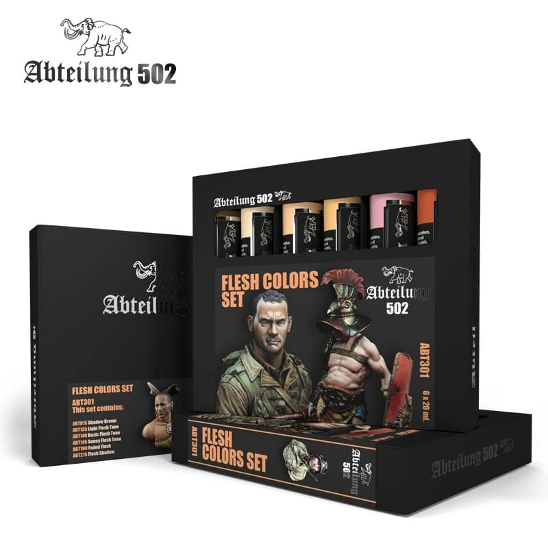 Abteilung 502 High Quality Oil paint - Flesh Colors set