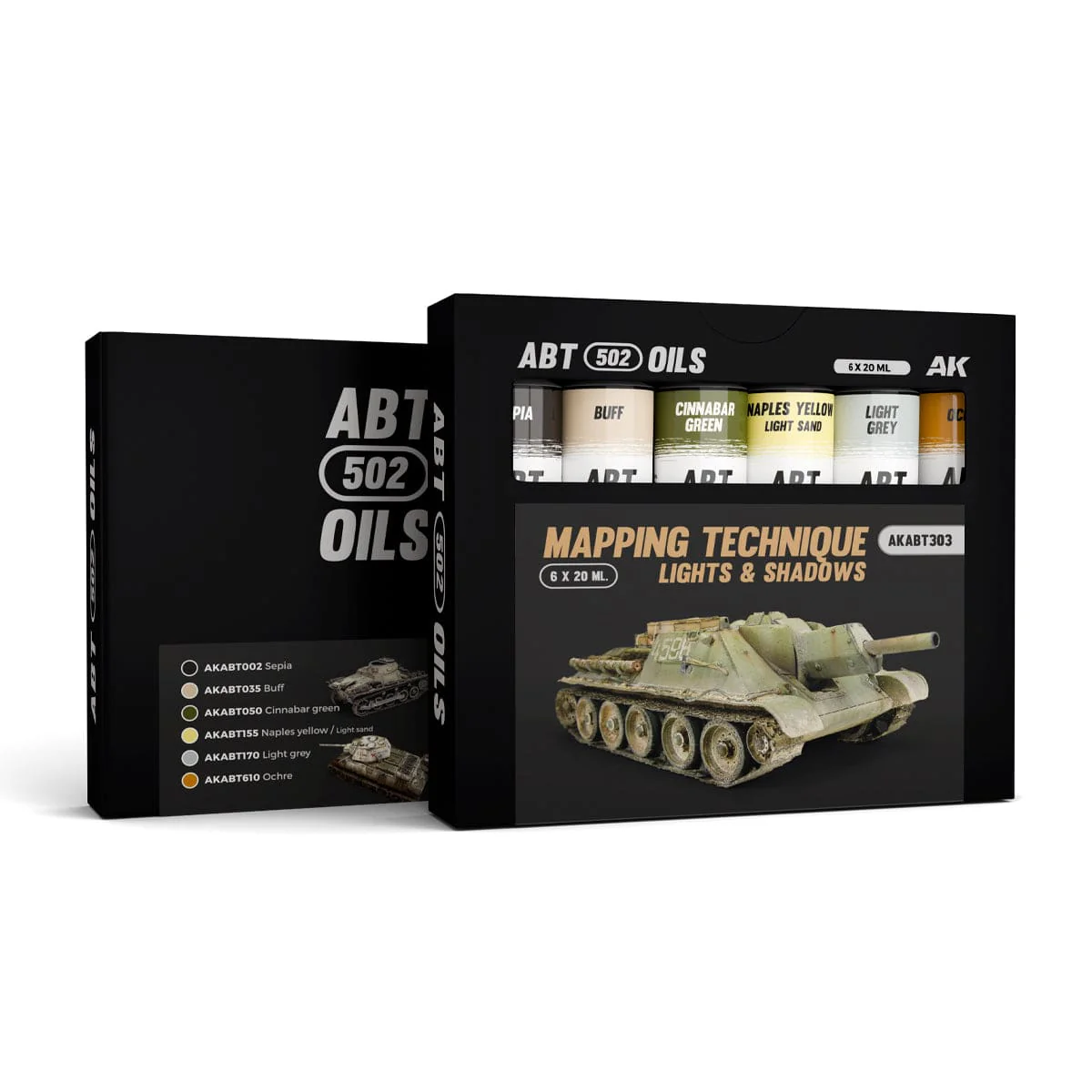 Abteilung 502 High Quality Oil paint - Mapping Technique Lights and Shadows set