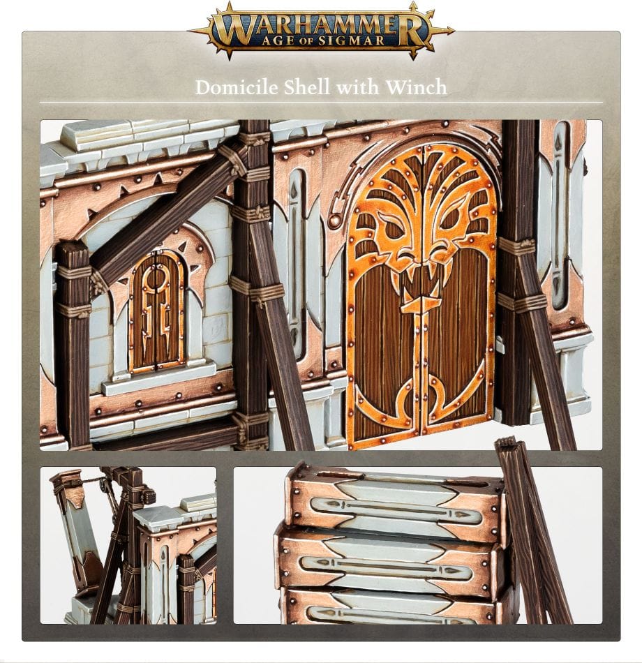 Age of Sigmar Domicile Shell with Winch
