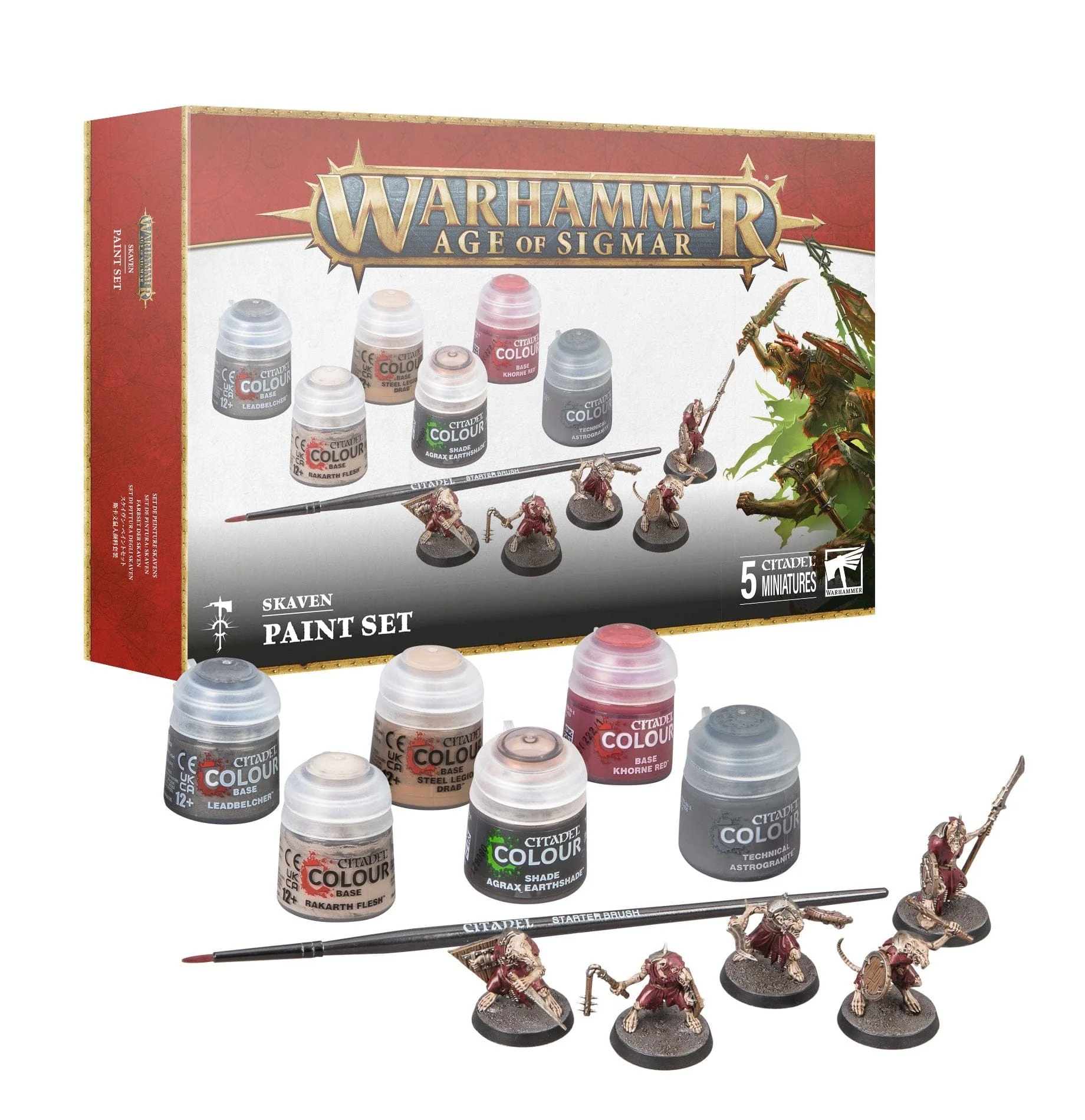 Age of Sigmar Skaven + Paints set