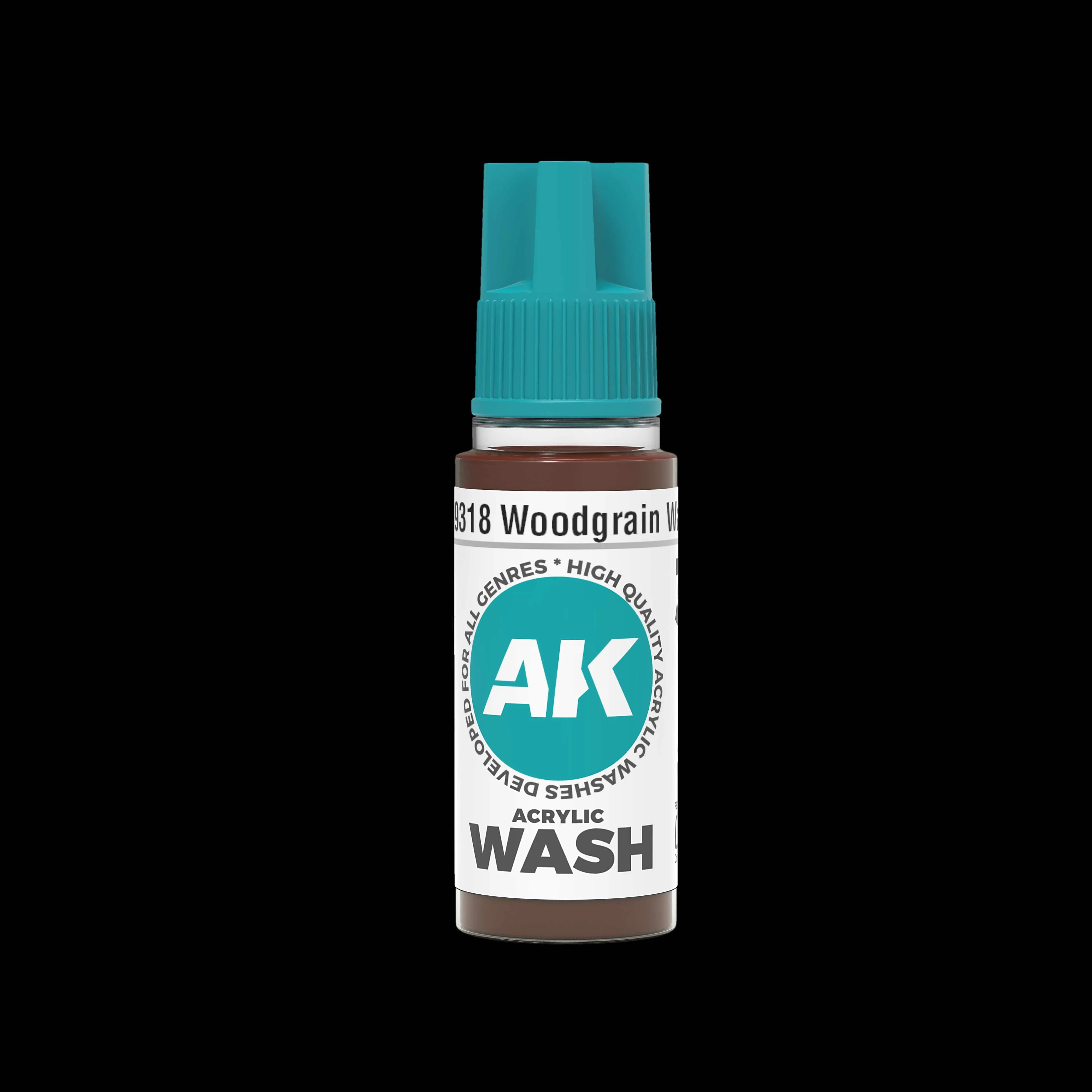 AK Interactive 3rd Gen Acrylic Wash 18ml - Woodgrain