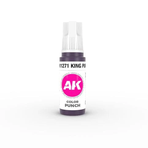 AK Interactive 3rd Gen Acrylics 17ml COLOR PUNCH - King Purple