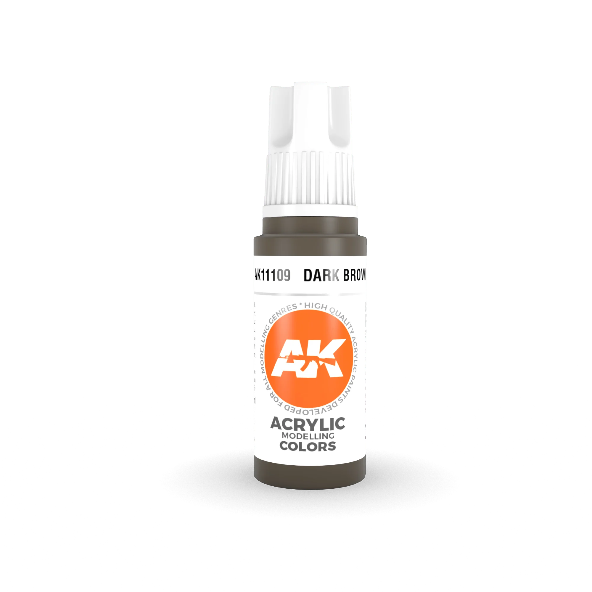 AK Interactive 3rd Gen Acrylics 17ml - Dark Brown