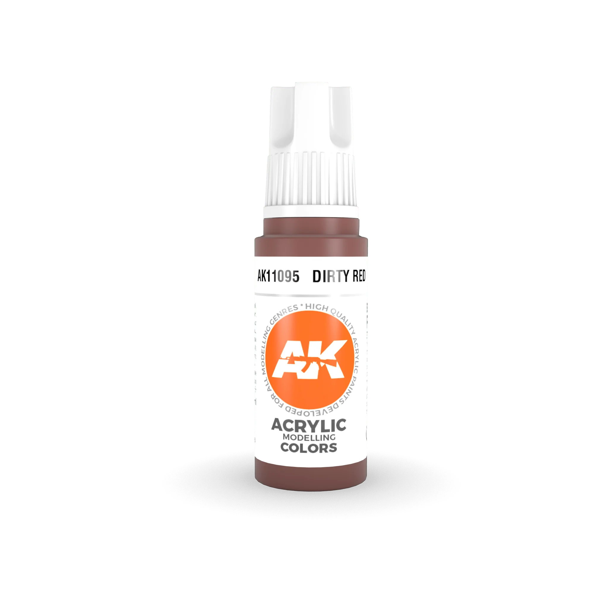 AK Interactive 3rd Gen Acrylics 17ml - Dirty Red