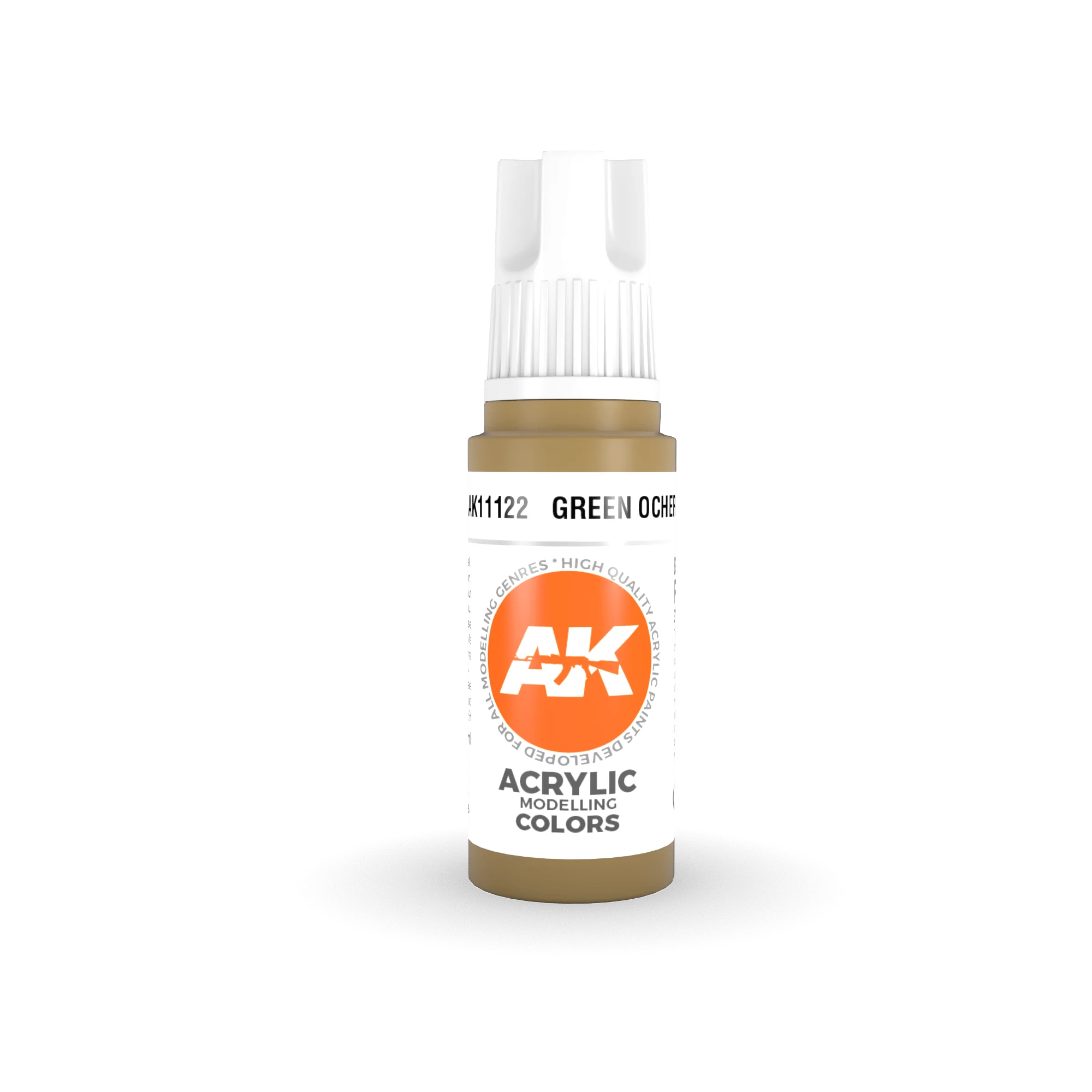 AK Interactive 3rd Gen Acrylics 17ml - Green Ochre
