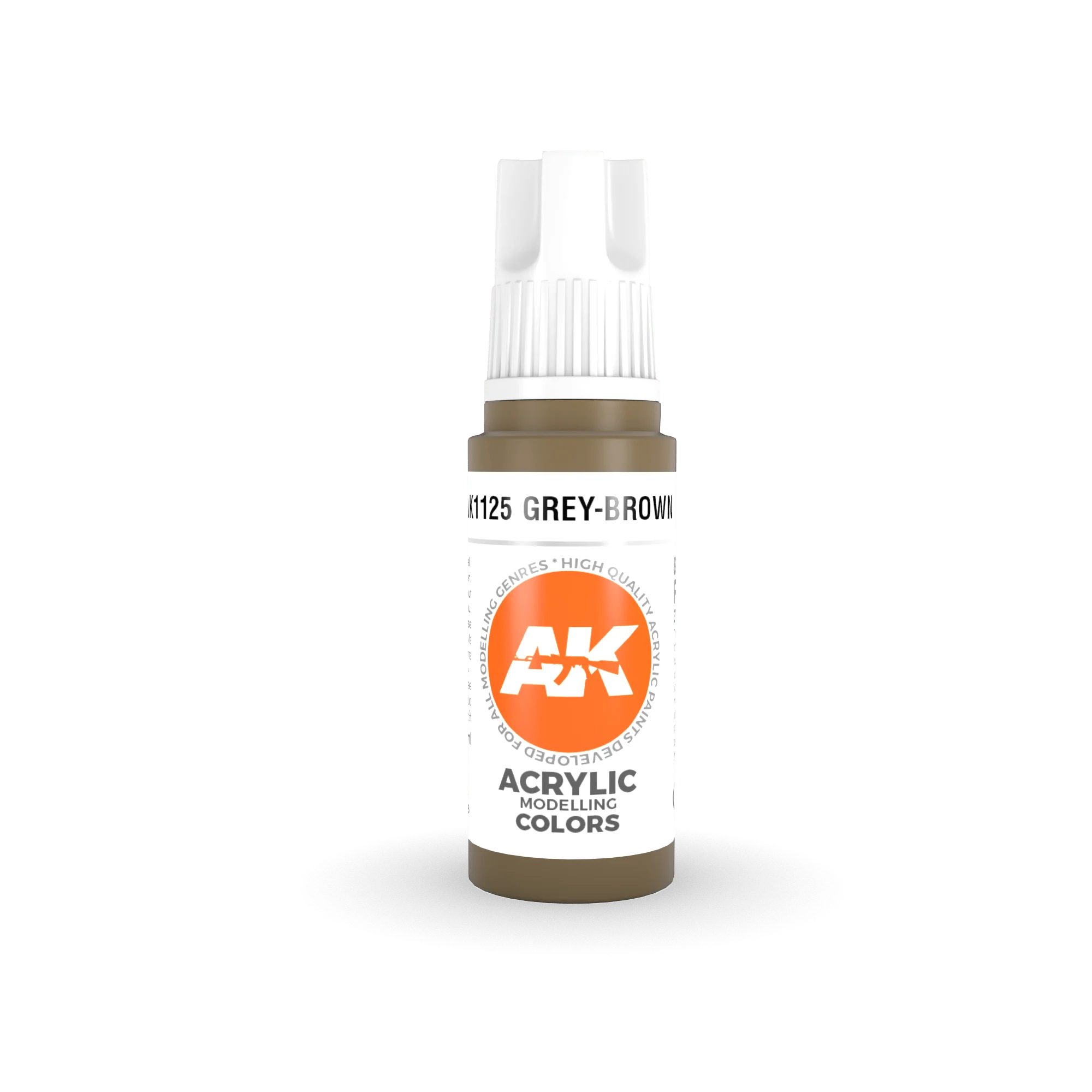 AK Interactive 3rd Gen Acrylics 17ml - Grey Brown