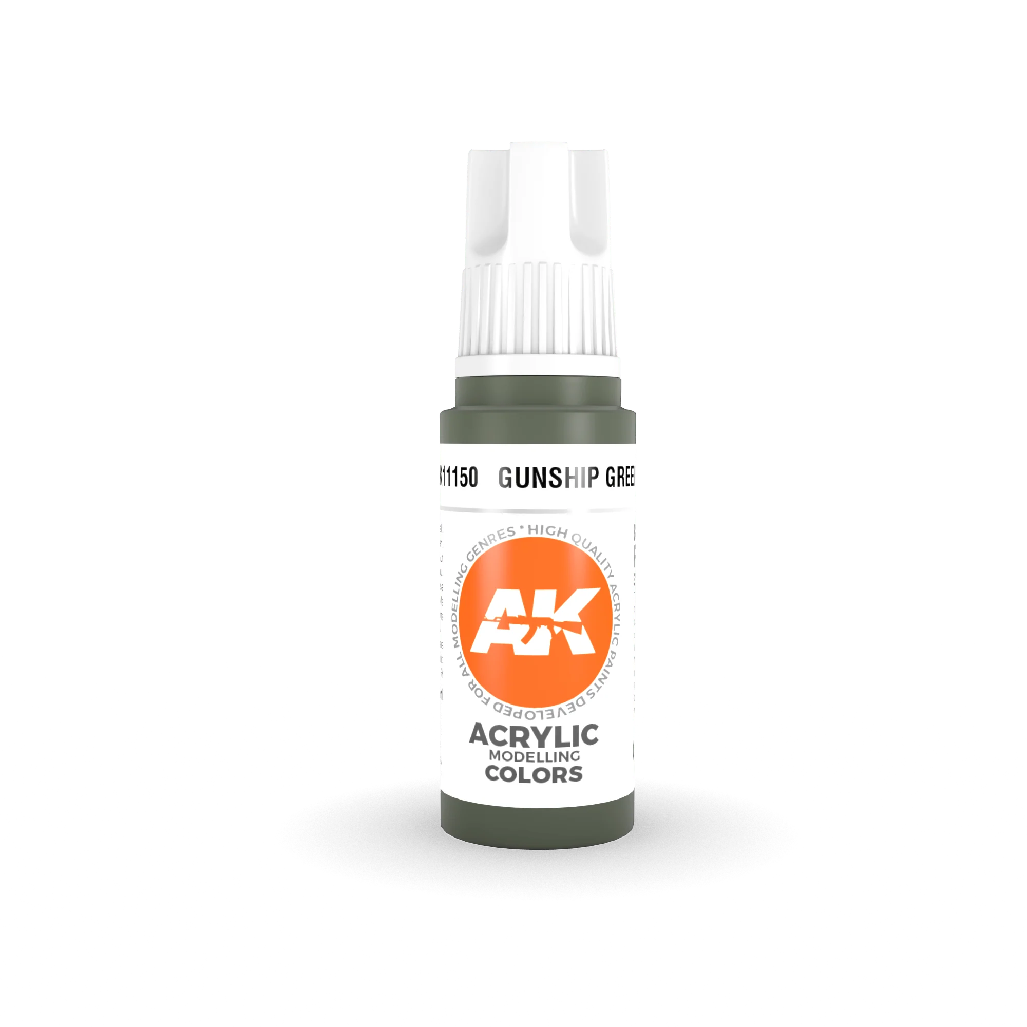 AK Interactive 3rd Gen Acrylics 17ml - Gunship Green