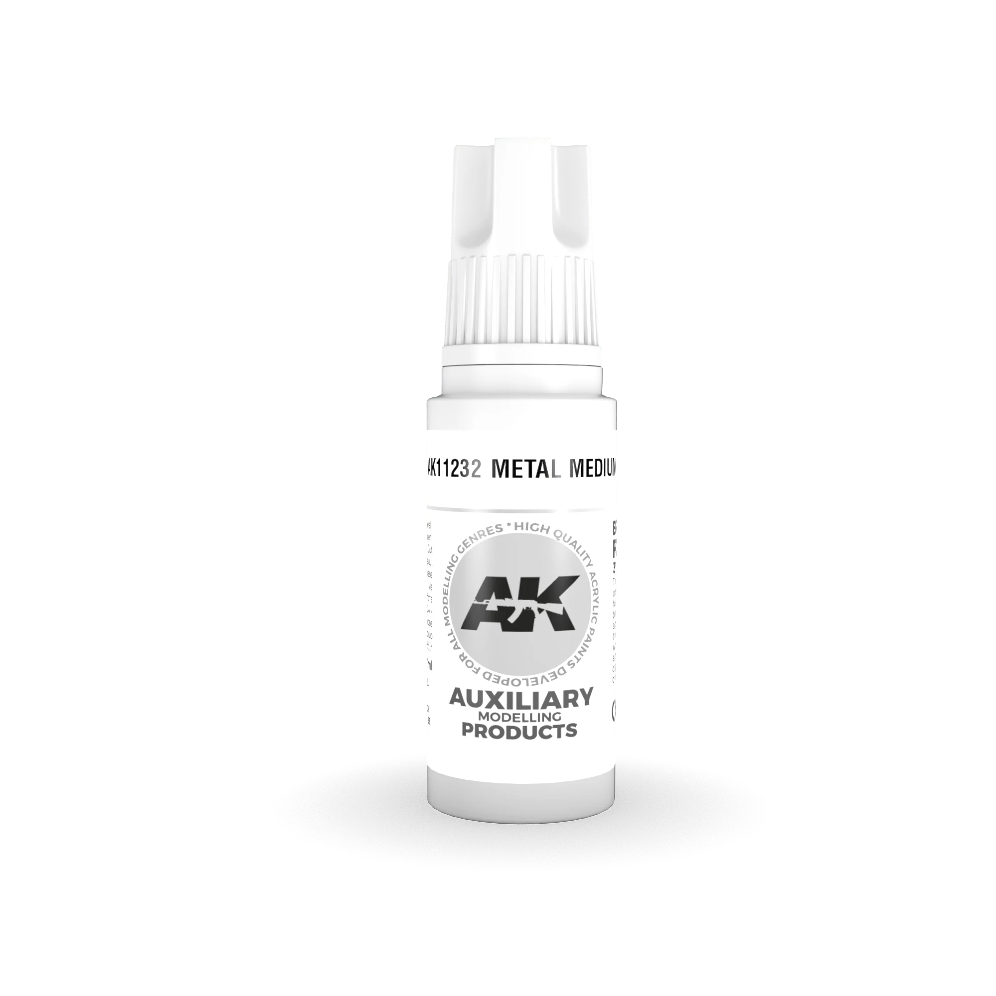 AK Interactive 3rd Gen Acrylics 17ml - Metallic Medium
