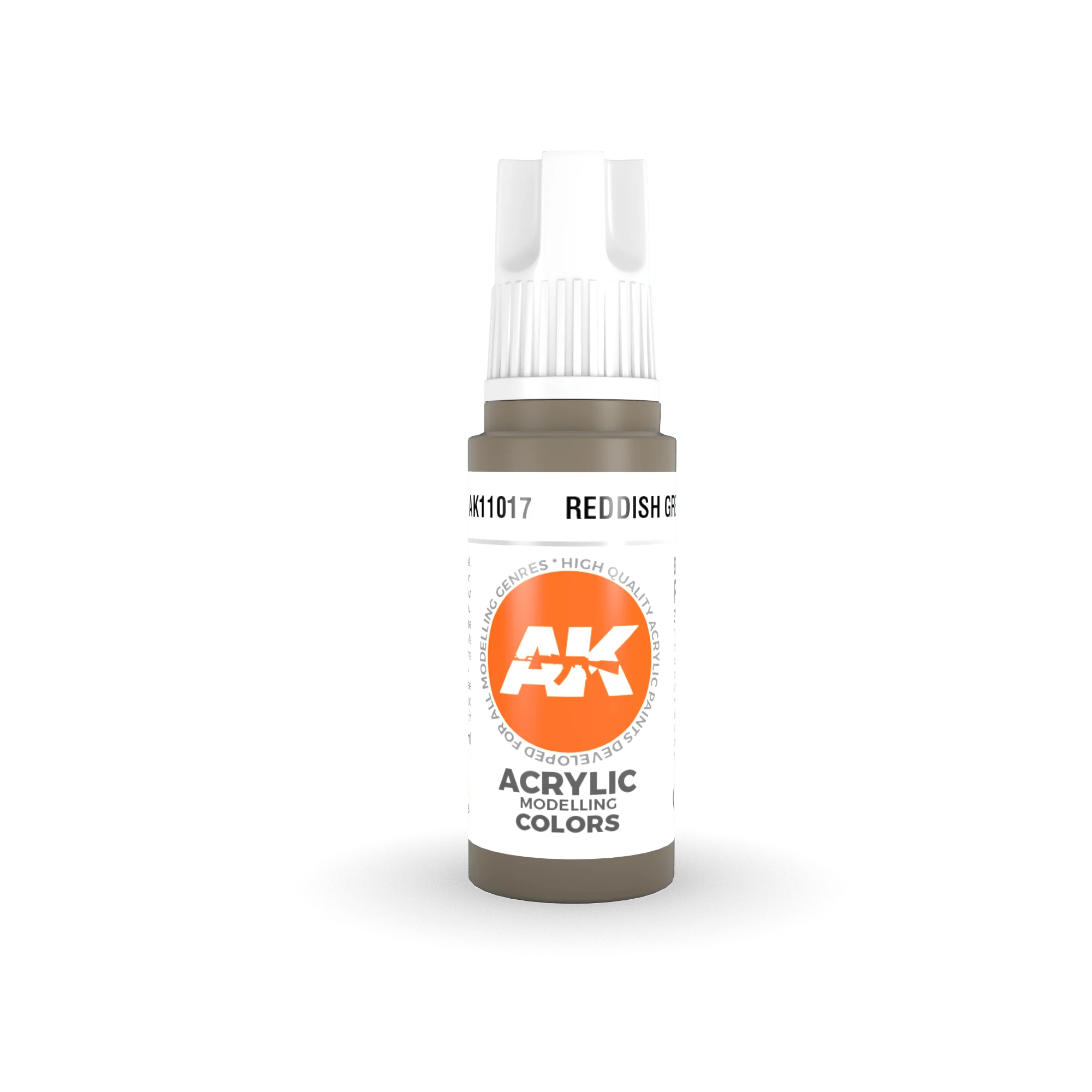 AK Interactive 3rd Gen Acrylics 17ml - Reddish Grey