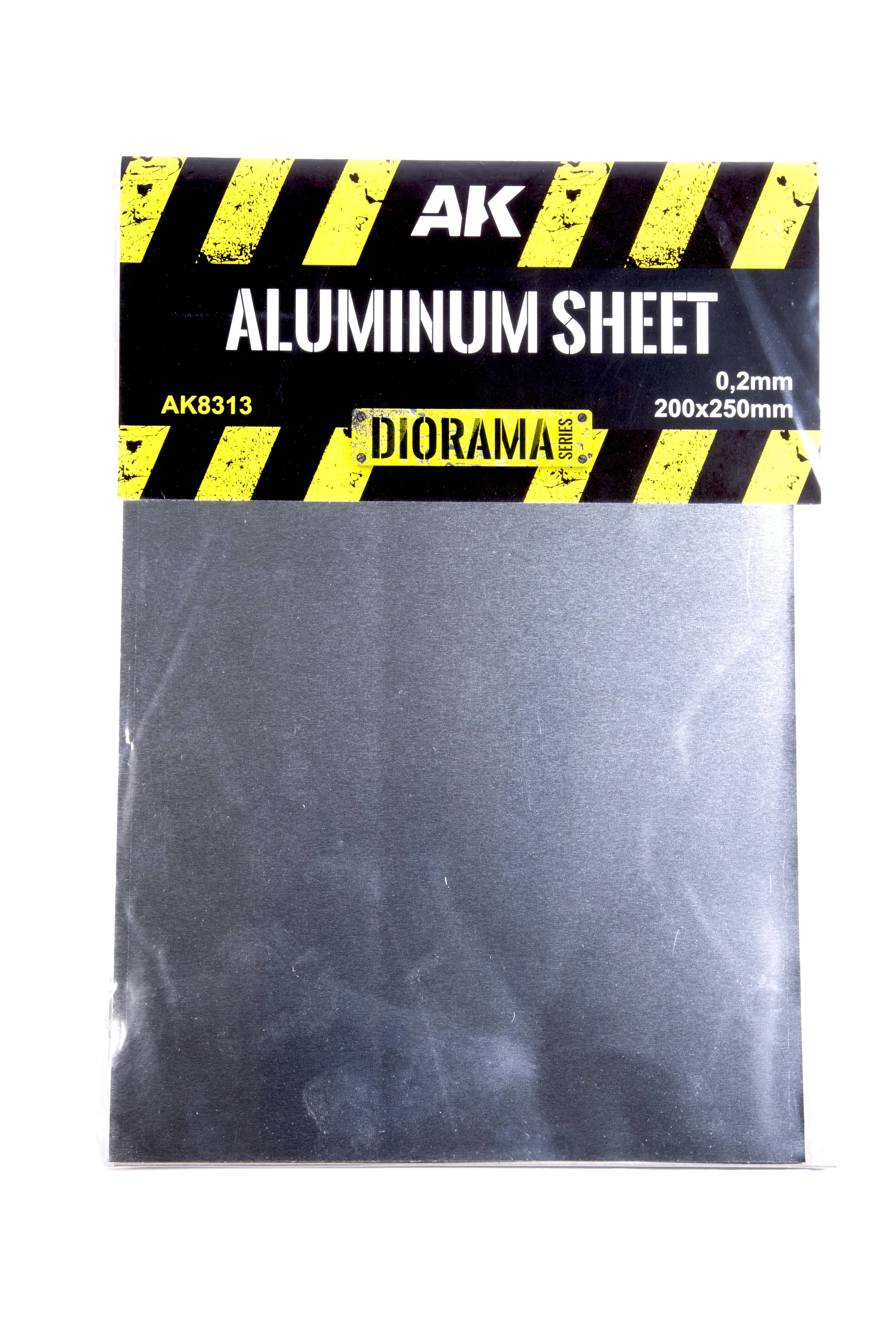 AK Interactive Aluminium Sheet 200UM (200x250mm)