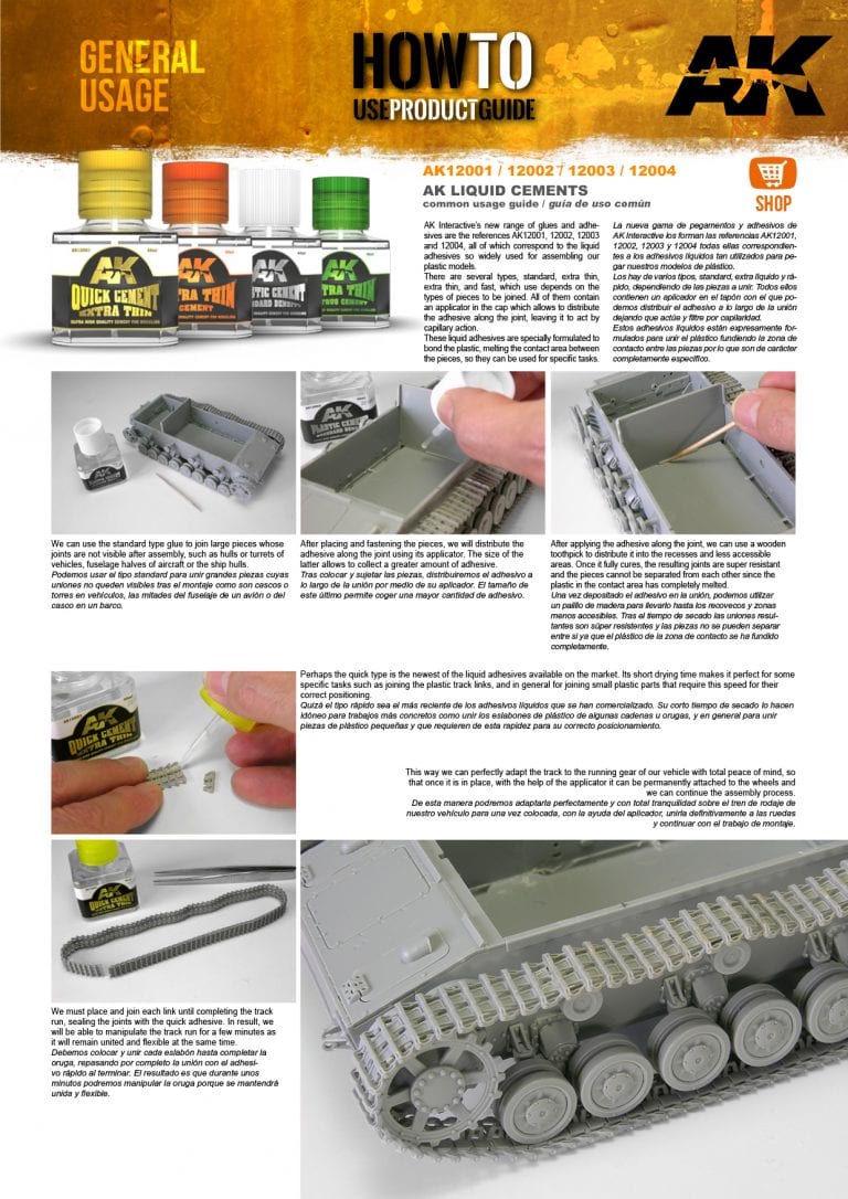 AK Interactive Extra Thin Plastic Cement - 40ml - Image 2