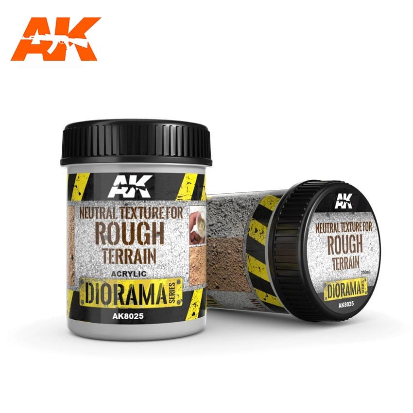 AK Interactive Neutral Texture For Rough Terrains - 250ml