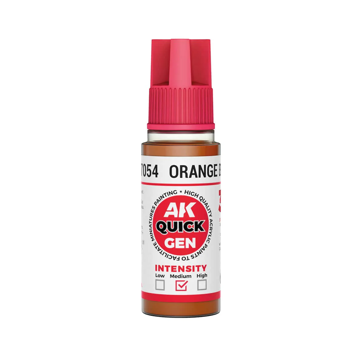 AK Interactive Quick Gen Acrylics 18ml - Orange Brown