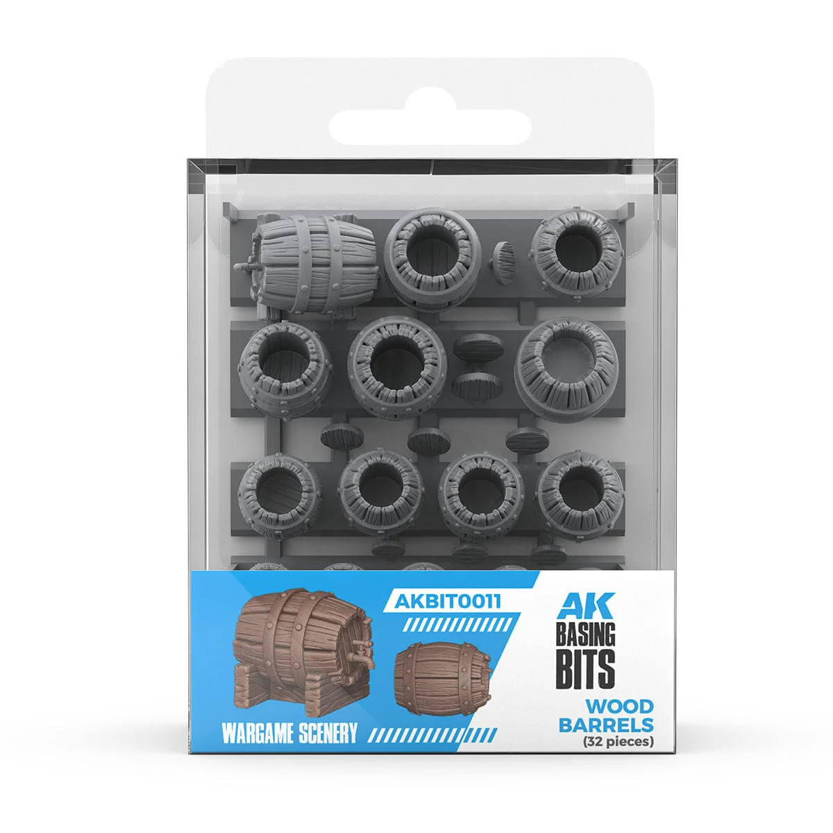 AK Interactive Resin Basing Set - Wood Barrels