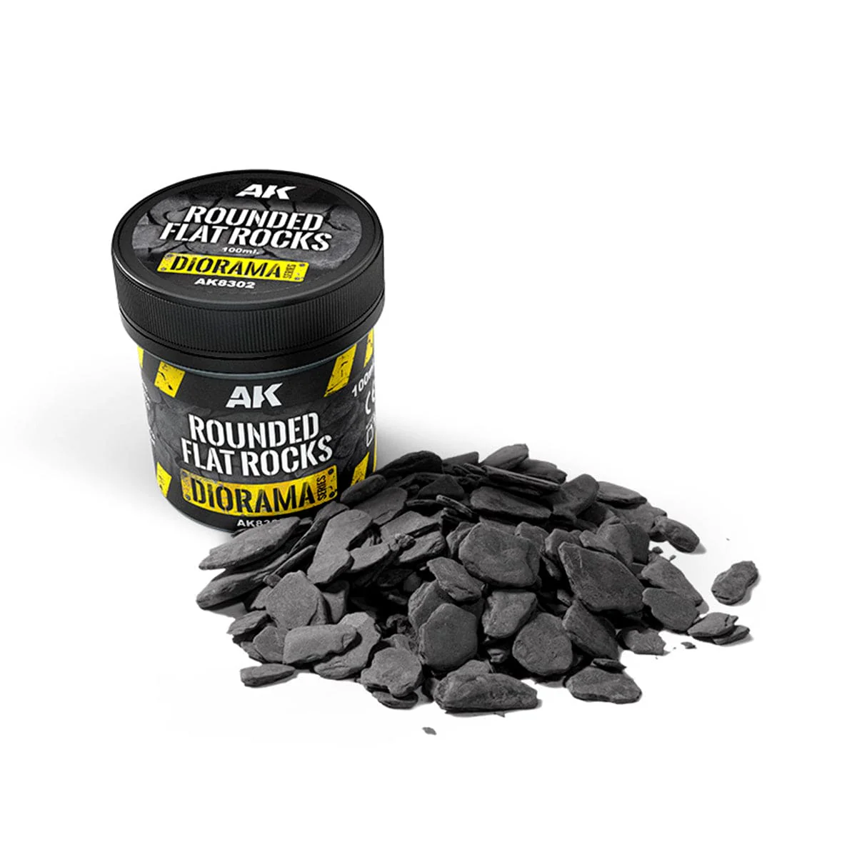 AK Interactive Rounded Flat Rocks 100ml