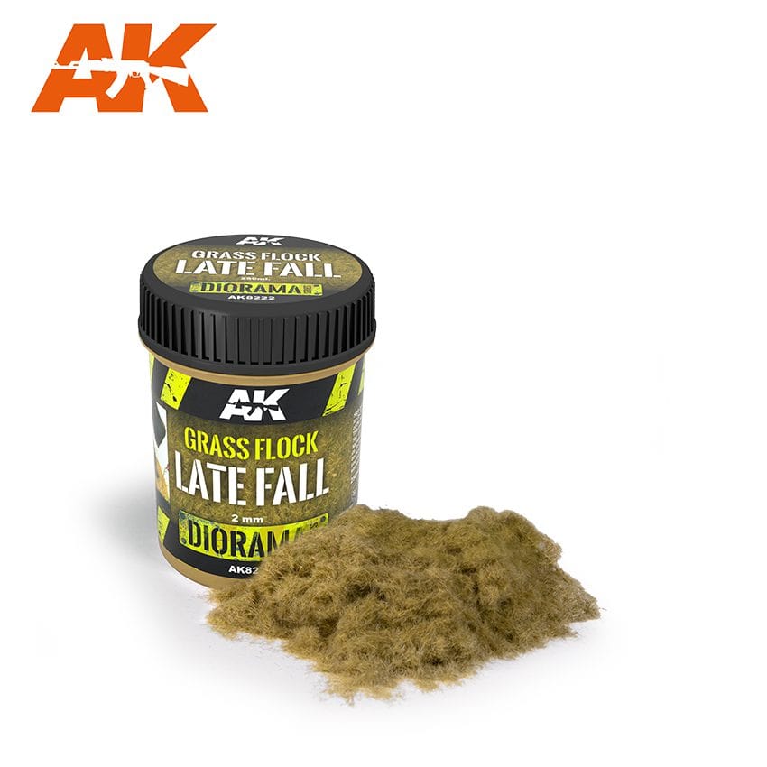 AK Interactive Static Grass Flock 2mm - Late Fall - 250ml