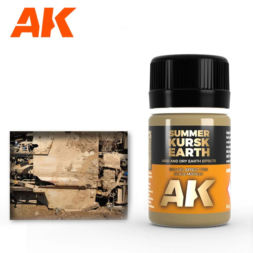 AK Interactive Summer Kursk Arid and Dry Earth Effects 35ml